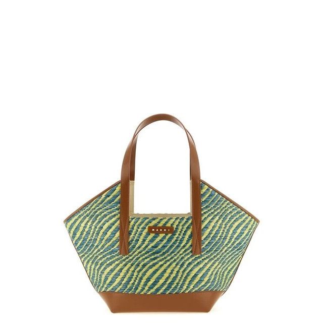 Marni MARNI Waves piccola Green Tote Bag New Size ONE SIZE - 1 Thumbnail