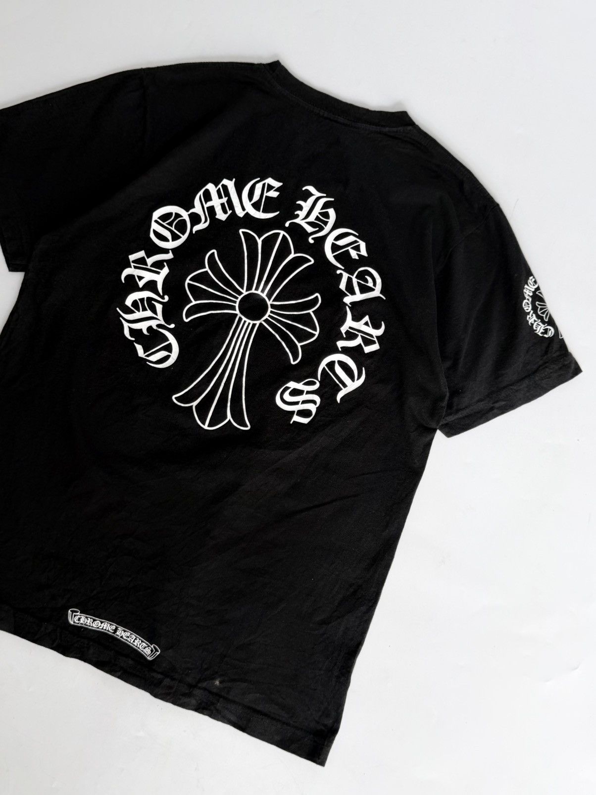 Chrome Hearts Chrome Hearts Neck Logo Pocket Tee Size US S / EU 44-46 / 1 - 3 Thumbnail