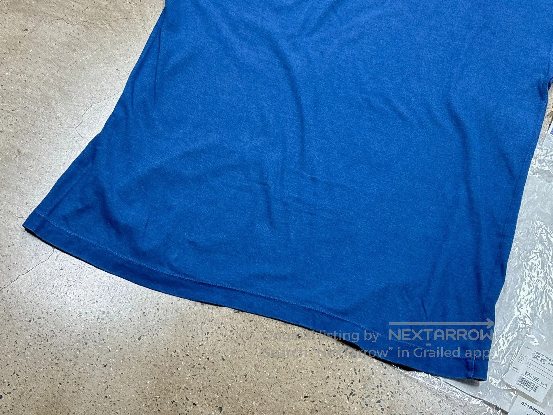 Visvim Visvim ICT Jumbo Crew Indigo Tee. Size US M / EU 48-50 / 2 - 9 Thumbnail