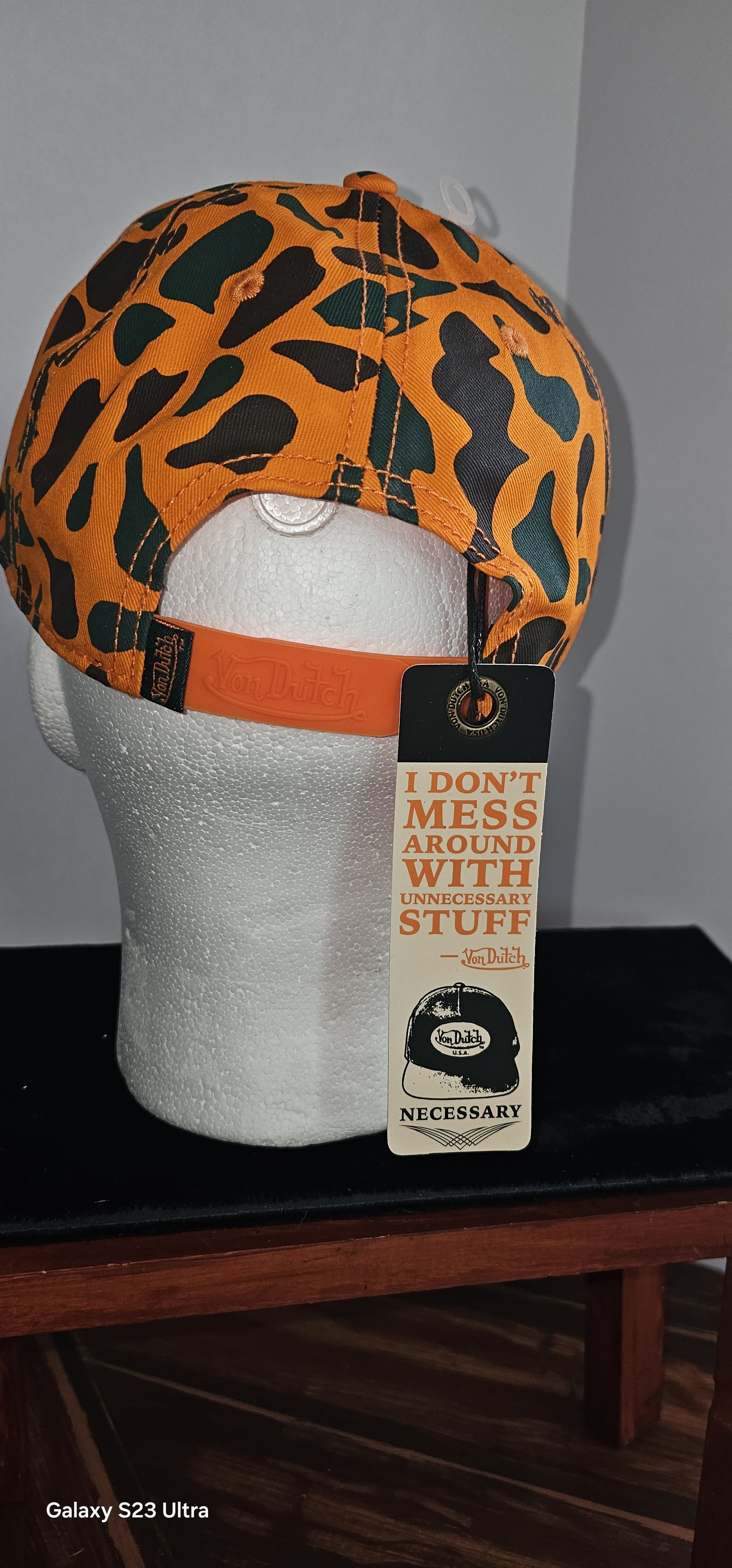Von Dutch ORANGE CAMOUFLAGE VON DUTCH TRUCKER STYLE Size ONE SIZE - 5 Thumbnail
