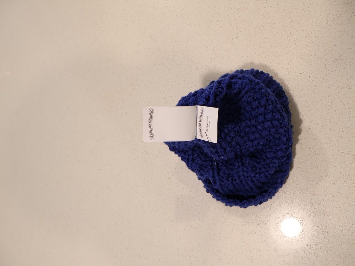 Chrome Hearts Chrome Hearts Knit Patch Blue Beanie Size ONE SIZE - 5 Thumbnail