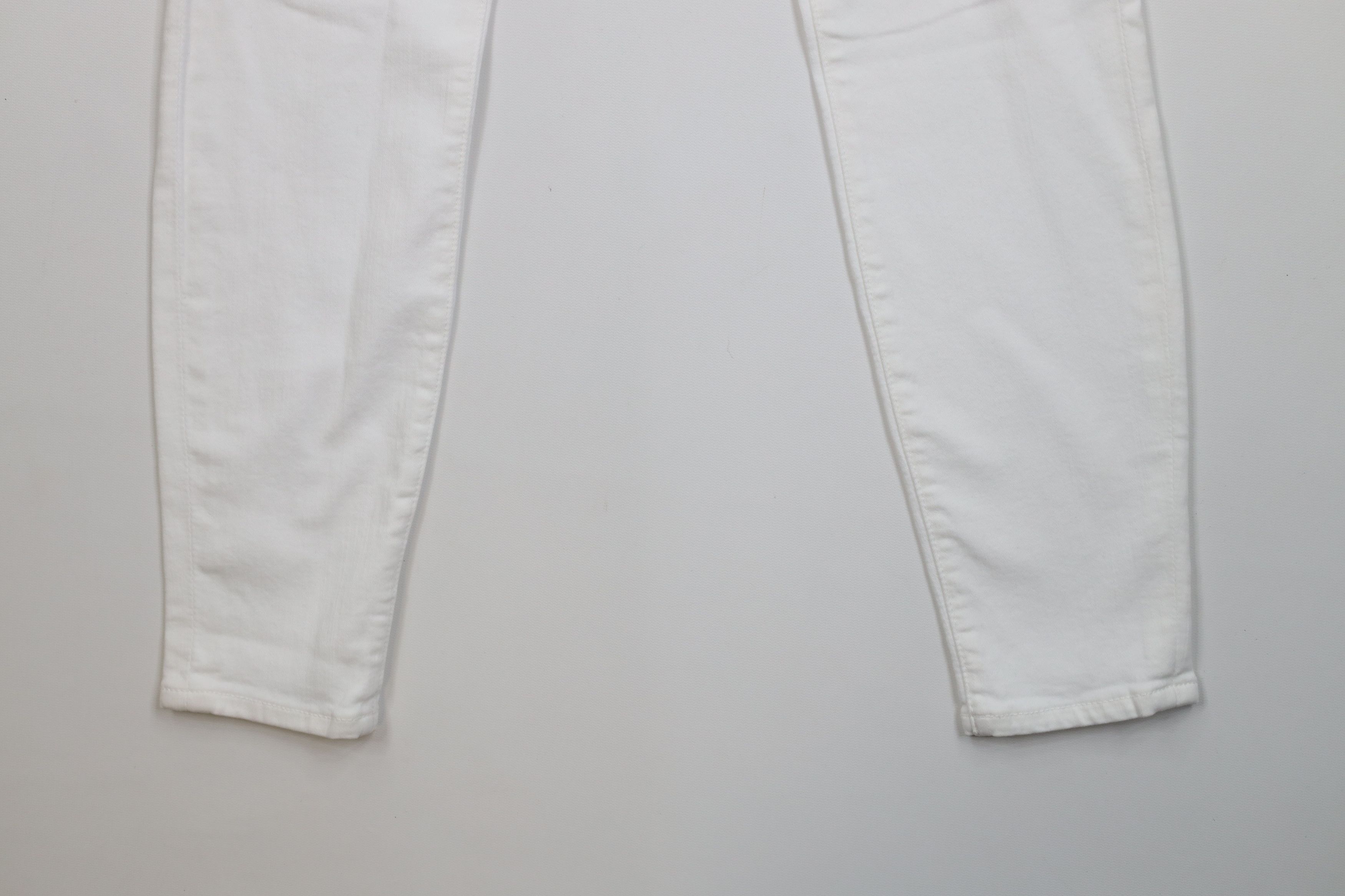 J.Crew New J Crew Stretch Toothpick Skinny Leg Denim Jeans White Size 27" / US 4 / IT 40 - 4 Thumbnail