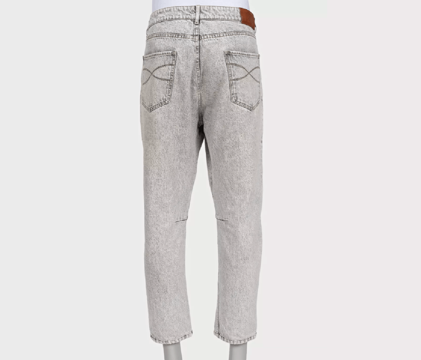 Brunello Cucinelli Brunello Cucinelli Gray Straight Leg Jeans FR54 Size US 38 / EU 54 - 3 Thumbnail