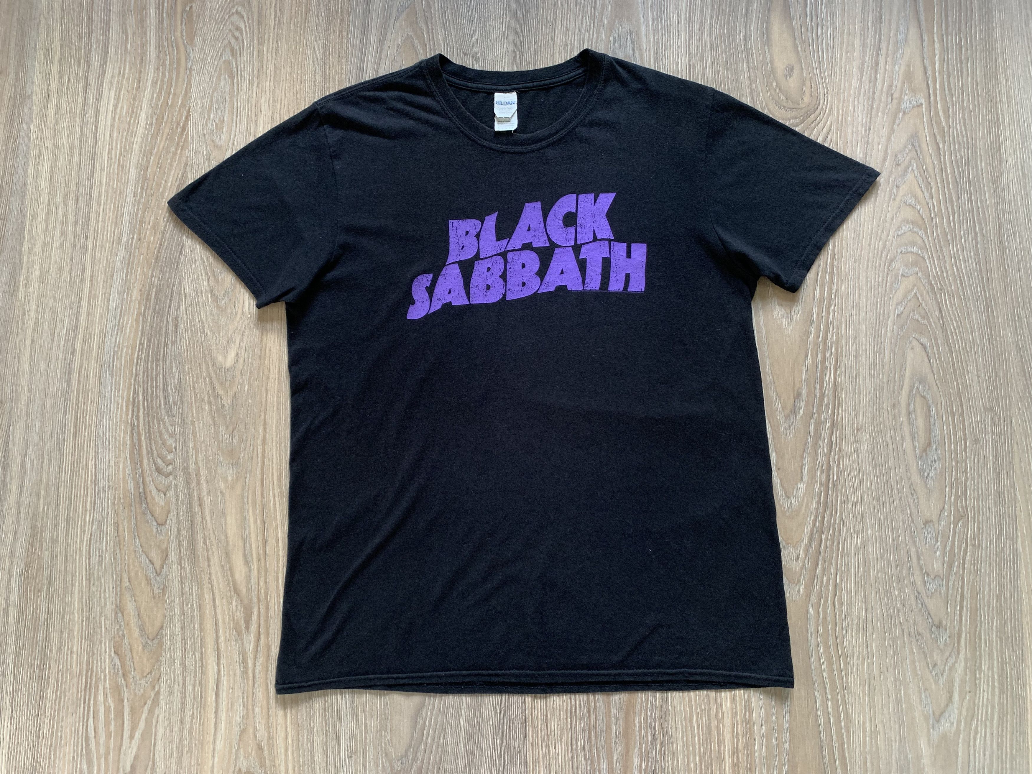 Band Tees × Black Sabbath × Vintage Gildan Black Sabbath 2016 Black T-Shirt Size US L / EU 52-54 / 3 - 2 Thumbnail
