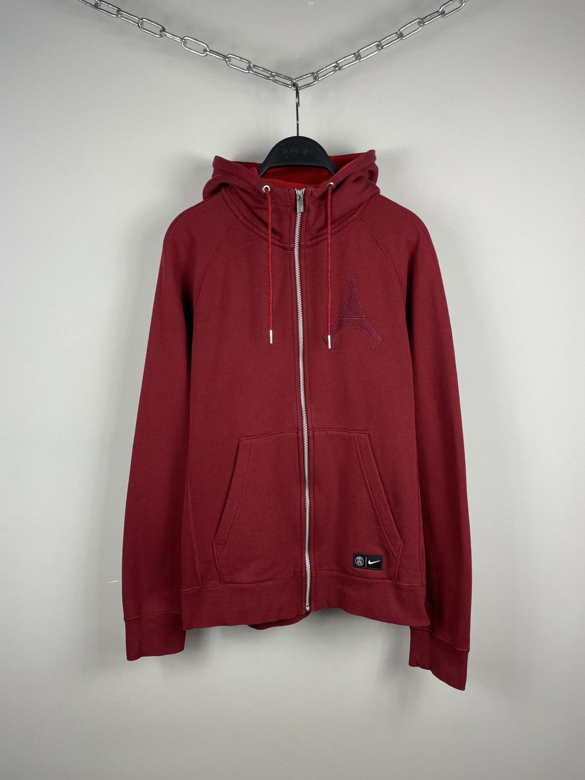 Nike Nike Paris Saint Germain PSG Soccer Zip Hoodie Size US S / EU 44-46 / 1 - 1 Thumbnail