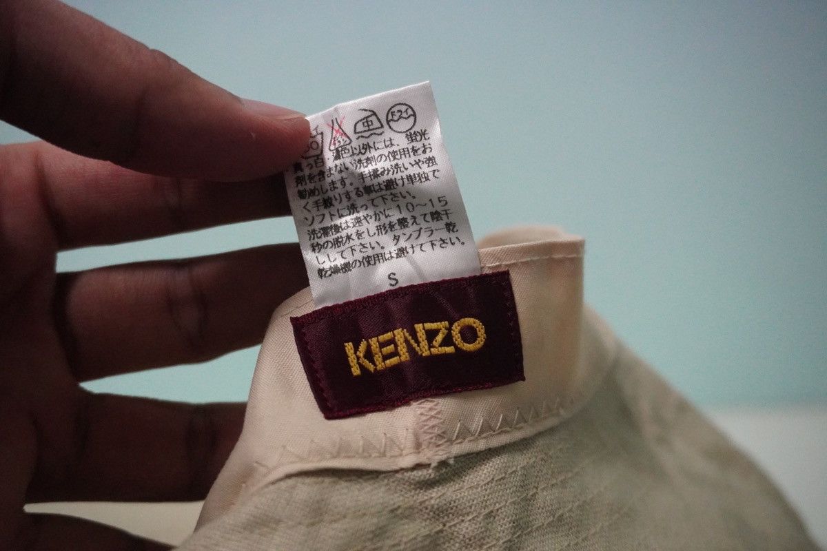 Kenzo × Vintage Vtg kenzo bucket hat summer head gear Size ONE SIZE - 7 Thumbnail