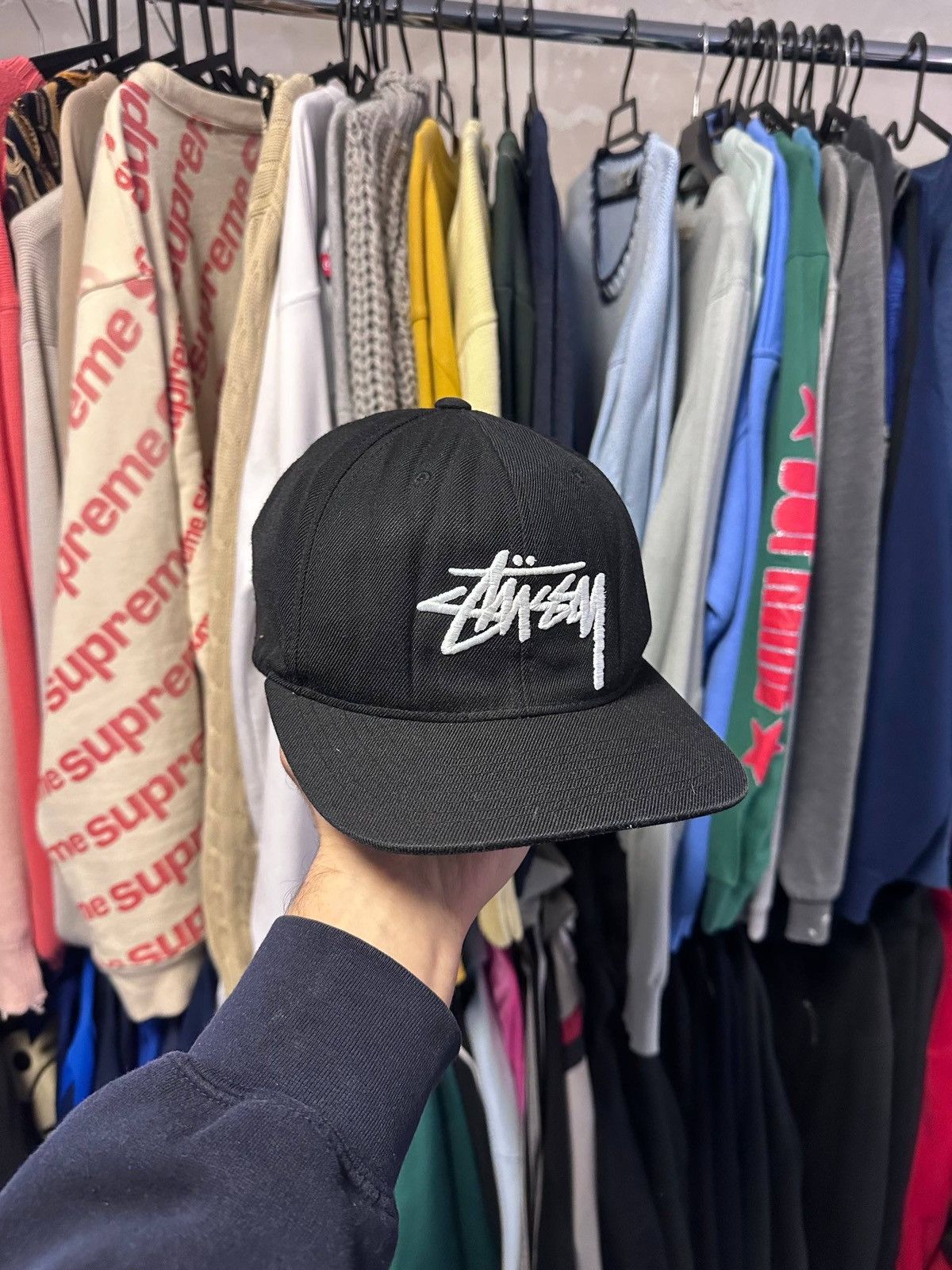 Stussy Vintage Stussy Embroidery Logo Cap Os Size ONE SIZE - 2 Thumbnail