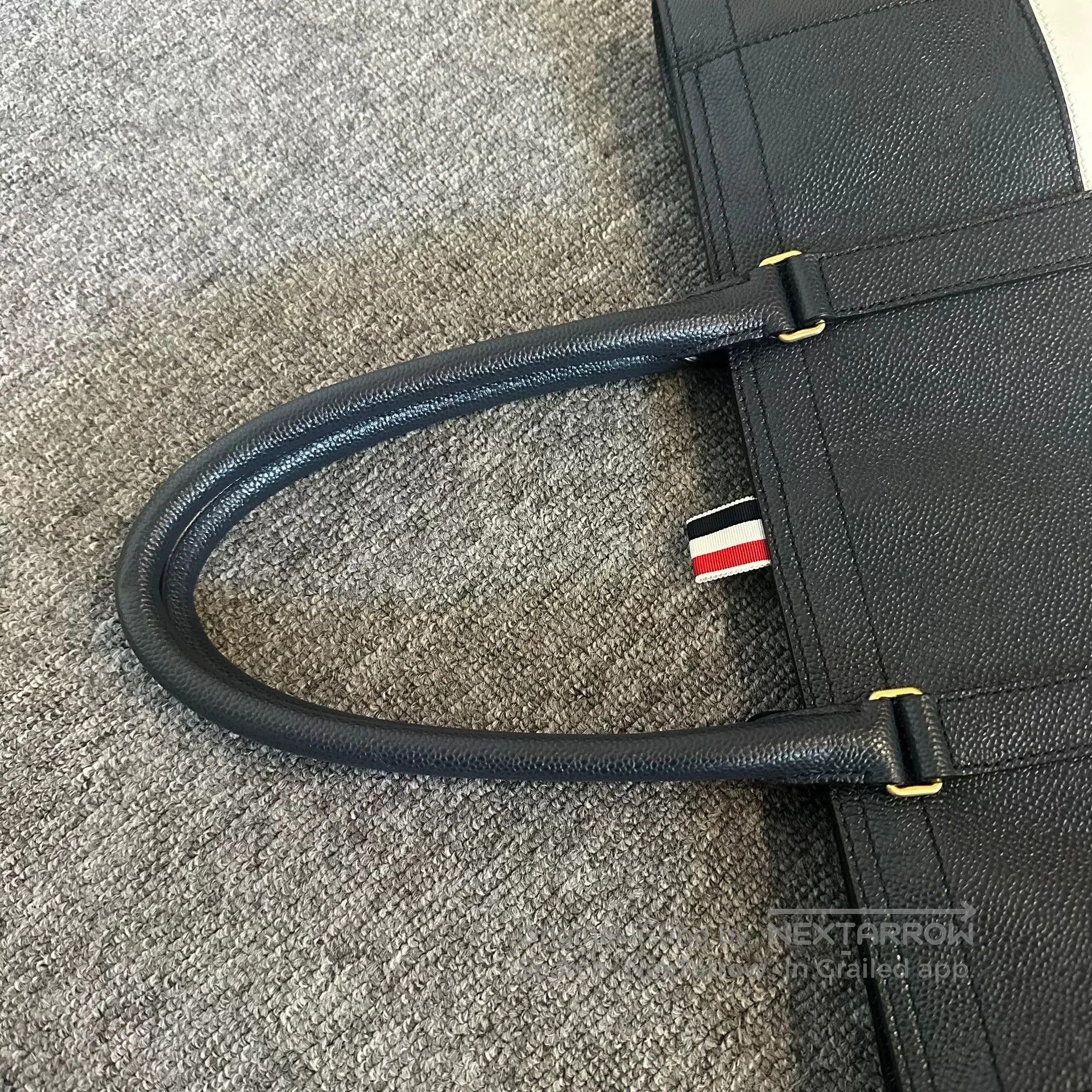 Thom Browne Thom Browne Four Stripe Commuter Briefcase. Size ONE SIZE - 8 Thumbnail