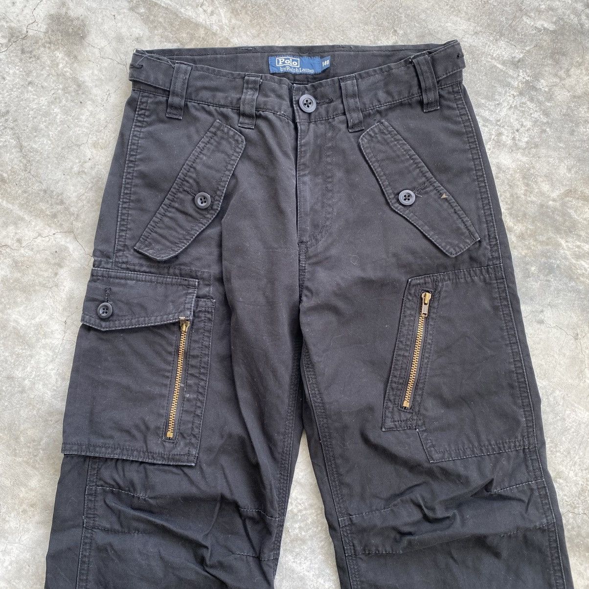 If Six Was Nine × Japanese Brand Polo Ralph Lauren Multipocket Zipper Cargo Pants Size 24" / US 00 / IT 34 - 2 Thumbnail