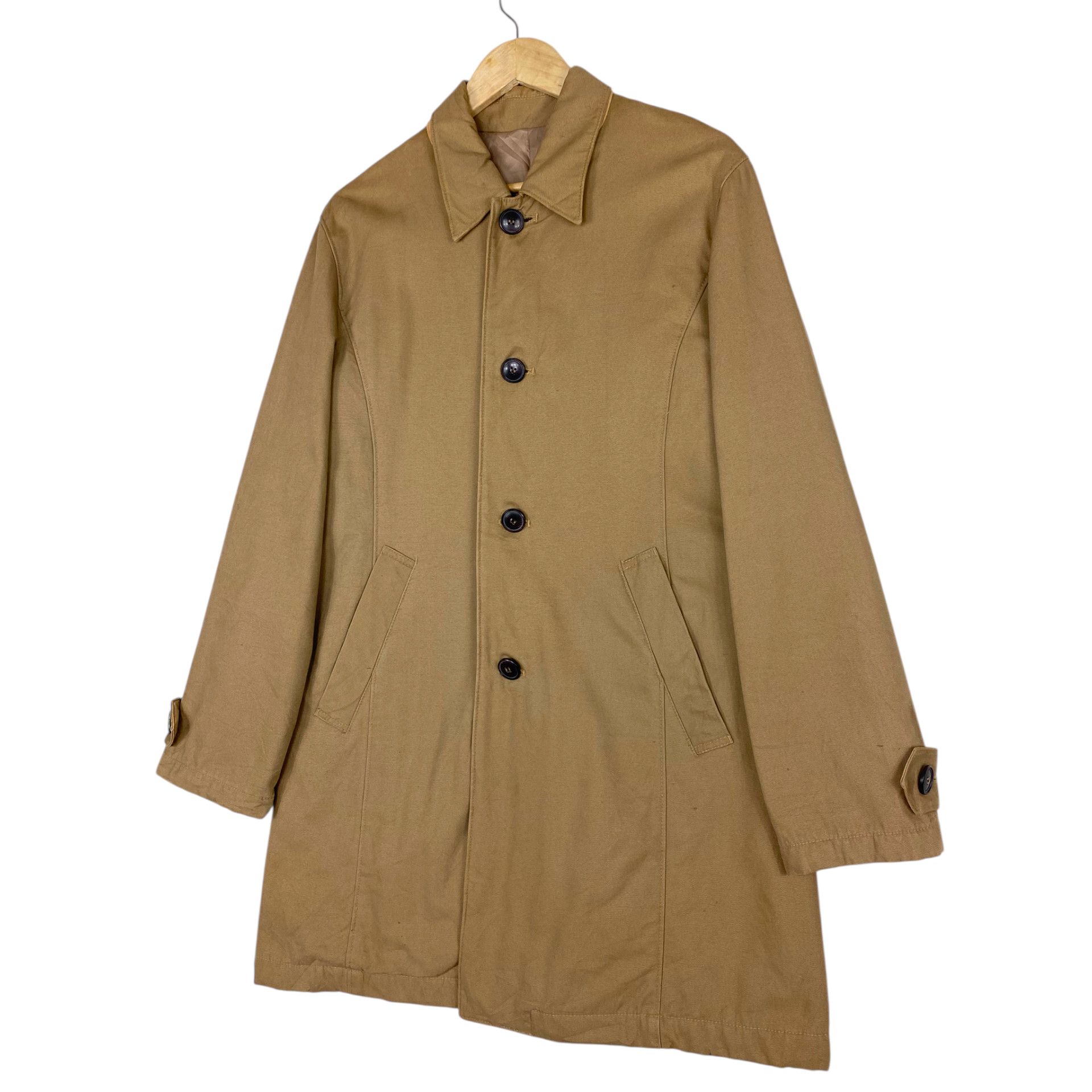Japanese Brand 💥PPFM BIEGE SINGLE BREAST COAT JACKET Size US M / EU 48-50 / 2 - 3 Thumbnail