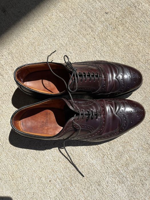 Allen Edmonds Allen Edmonds Cambridge Shell cordovan US 10.5D rubber ...