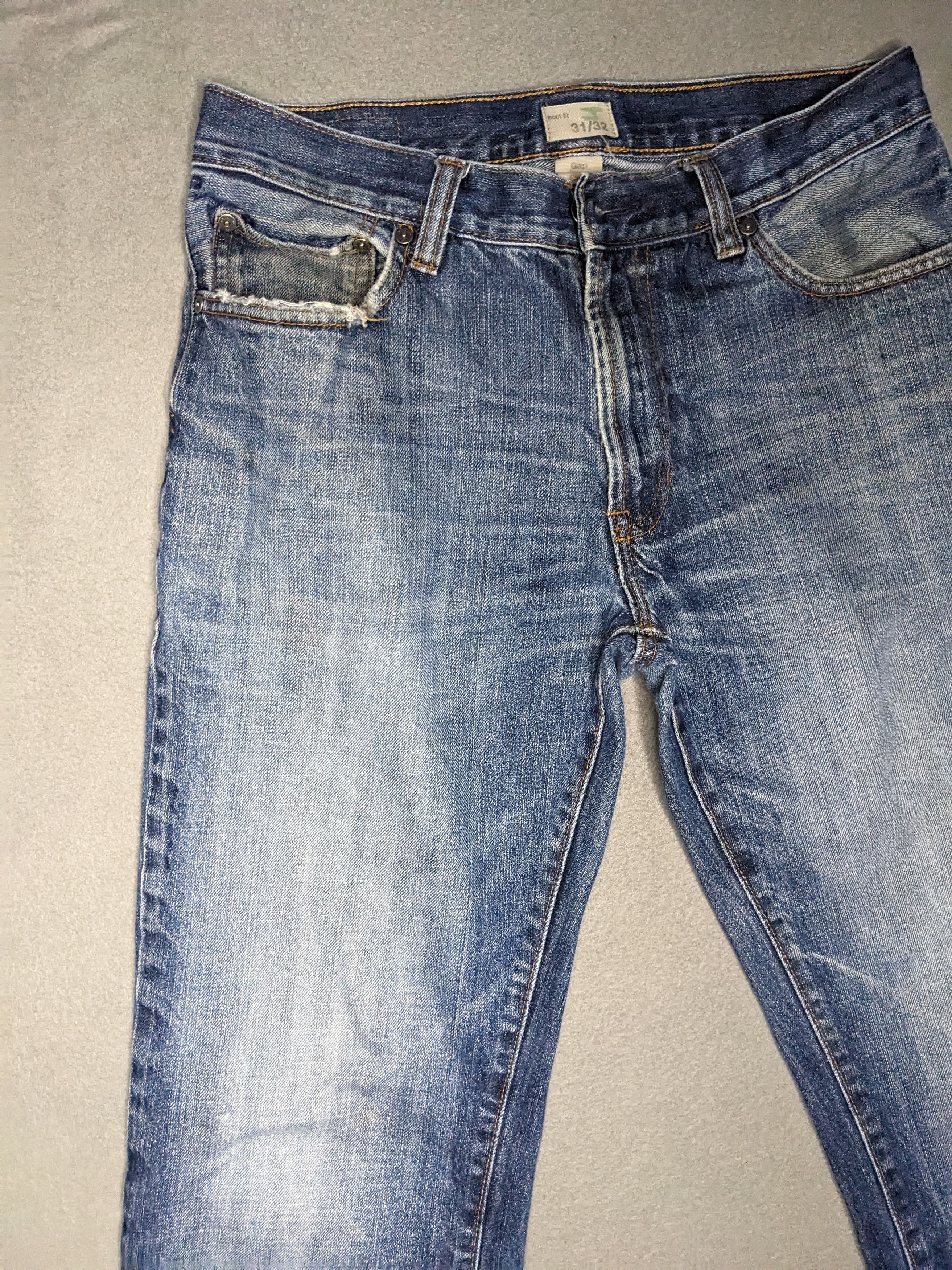 Gap VINTAGE Gap 1969 Jeans 30x28 Straight Wide Denim Size US 30 / EU 46 - 8 Thumbnail
