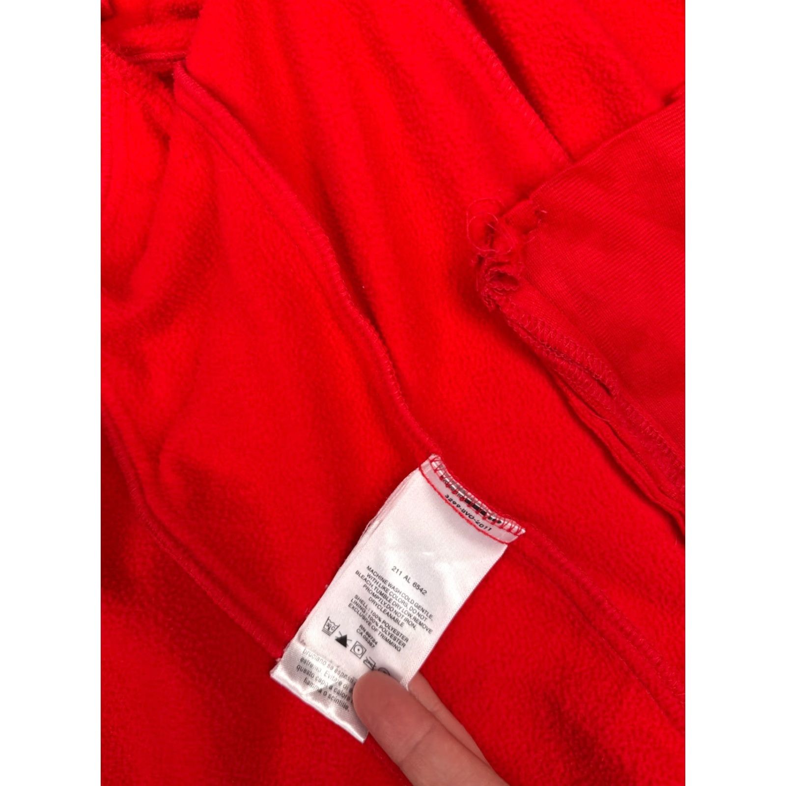 Vintage Columbia Fleece Jacket Women Small Red Full Zip Lightweight Outdoor Hike Poly Size S / US 4 / IT 40 - 4 Thumbnail