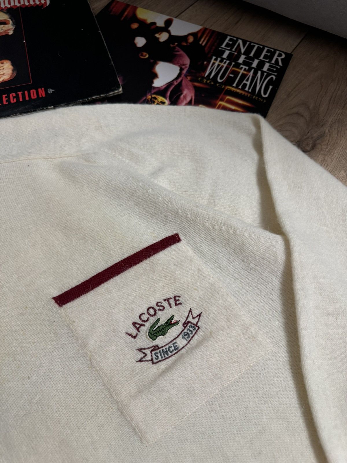 Lacoste × Vintage Lacoste vintage wool sweater 🐊 Size US M / EU 48-50 / 2 - 4 Thumbnail