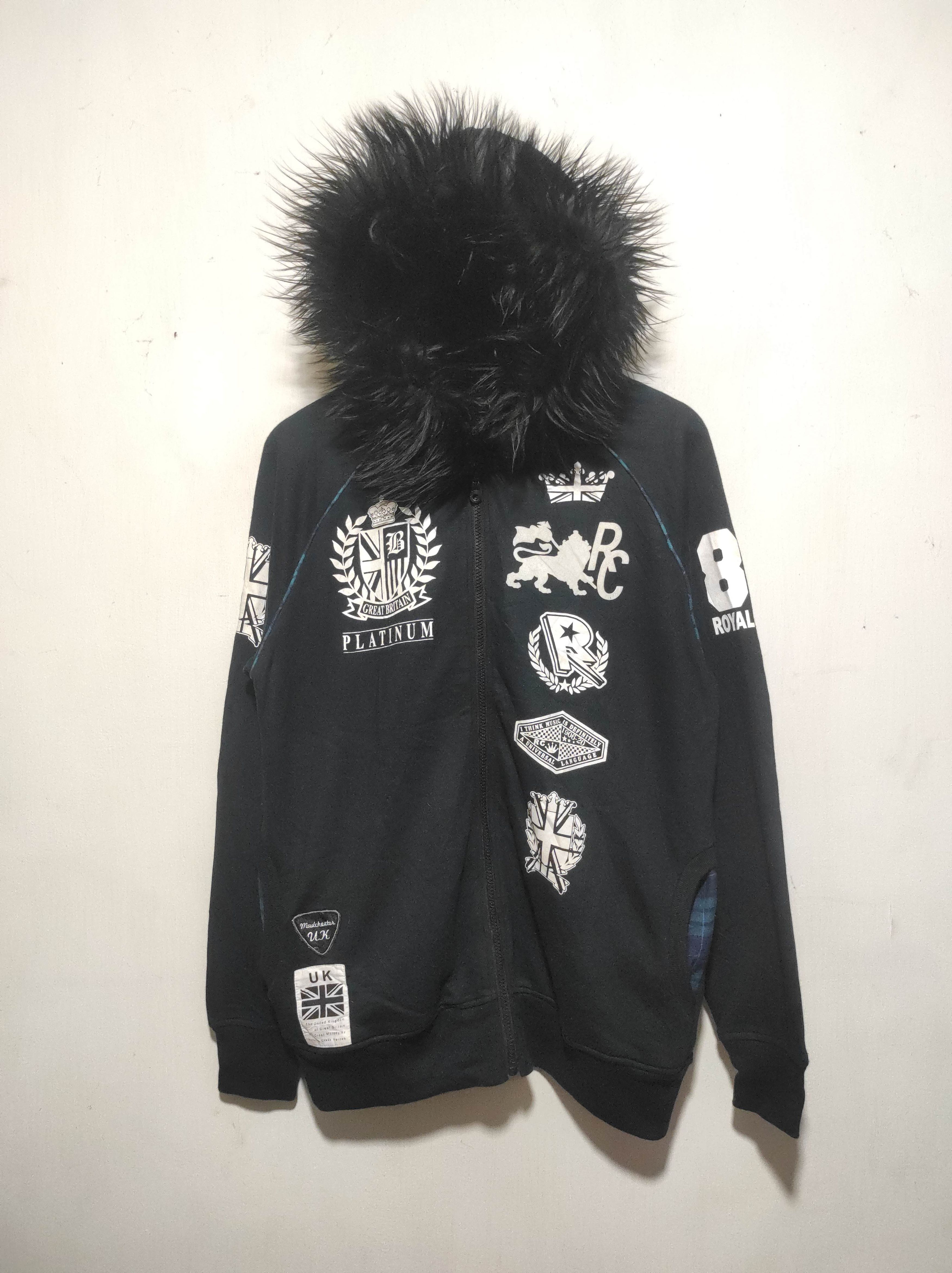 Hysteric Glamour Royal Craft Black Zip Fur Hoodie IfSixWasNine LGB style Size US L / EU 52-54 / 3 - 3 Thumbnail