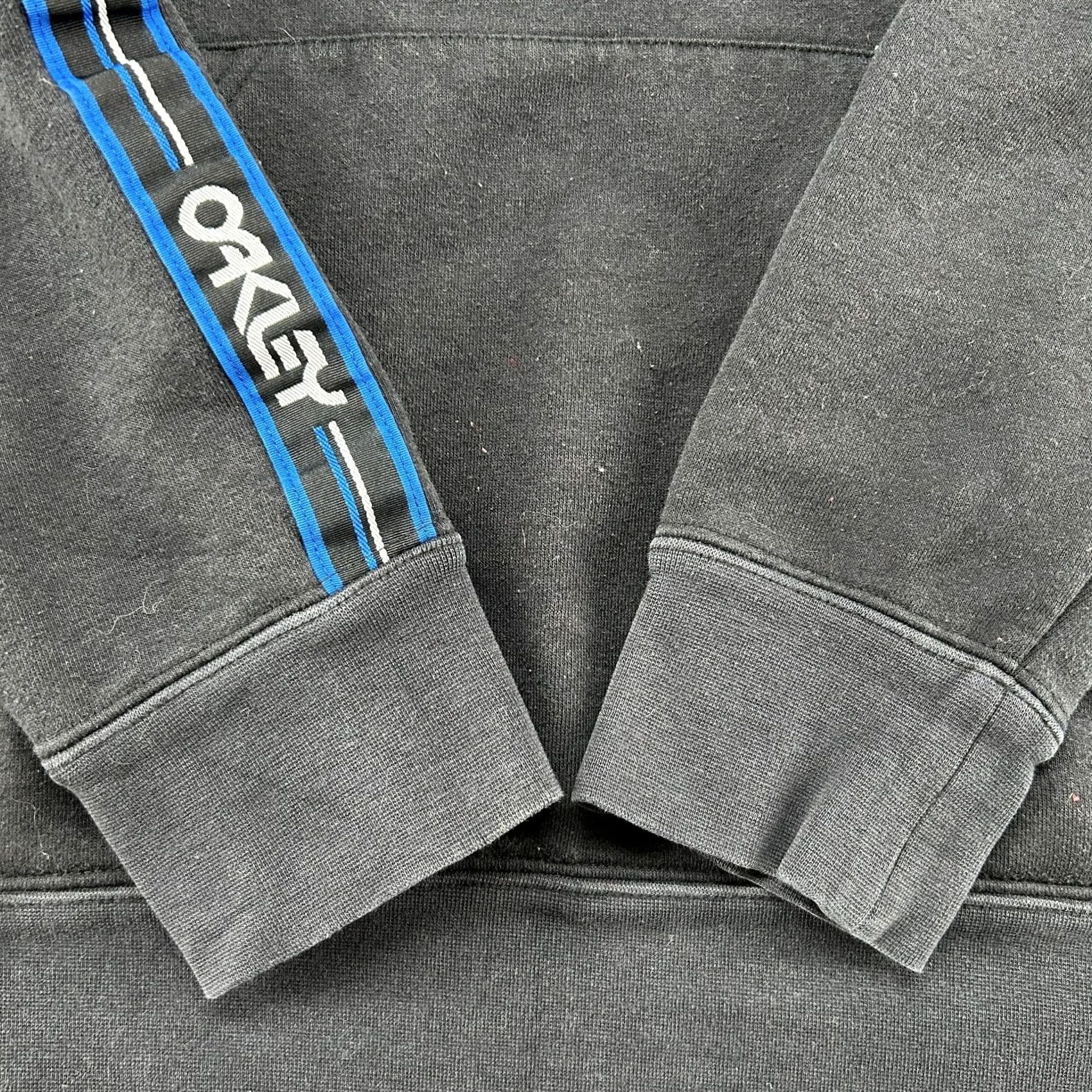 Oakley Oakley Hoodie Mens M Black Pullover Fleece Drawstring Logo Crew Neck Streetwear Winter Regular Size US M / EU 48-50 / 2 - 2 Thumbnail