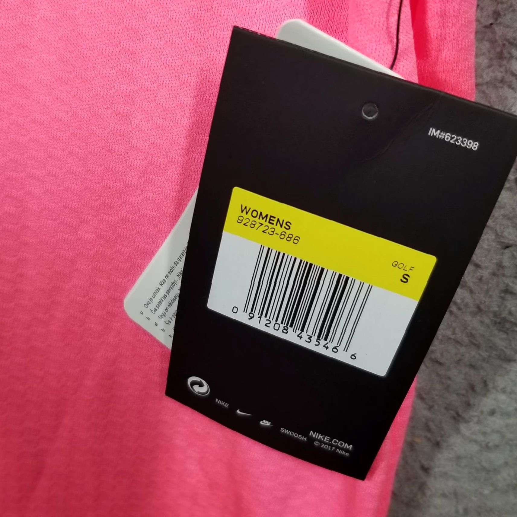 Nike Nike Sleeveless Dry Blade Golf Polo Shirt S Top Pink Sleeveless Zip 928723-686 Size S / US 4 / IT 40 - 3 Thumbnail