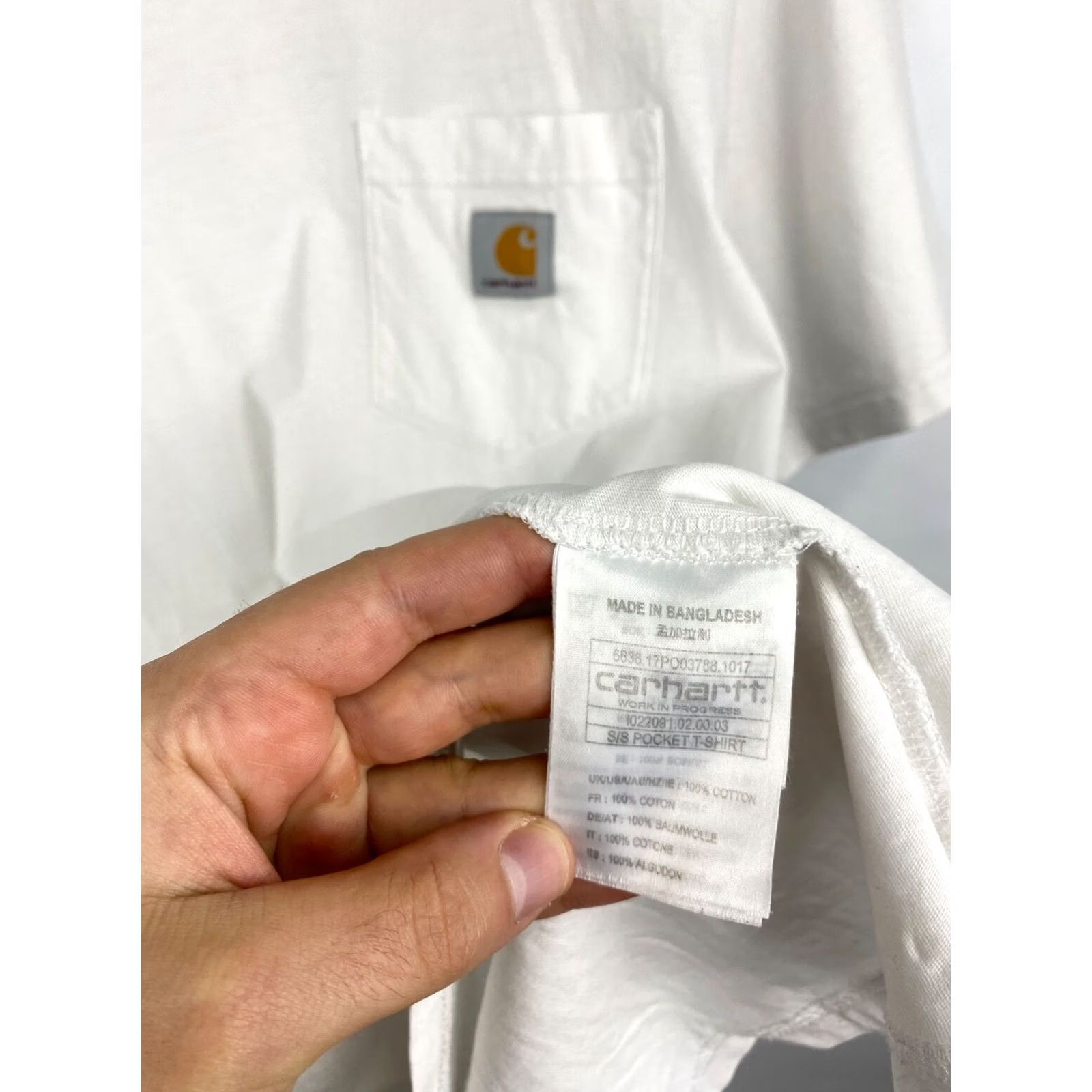 Carhartt VINTAGE Carhartt Box Logo T-Shirt Mens L White Retro Y2K Rare Hype Size US L / EU 52-54 / 3 - 6 Thumbnail