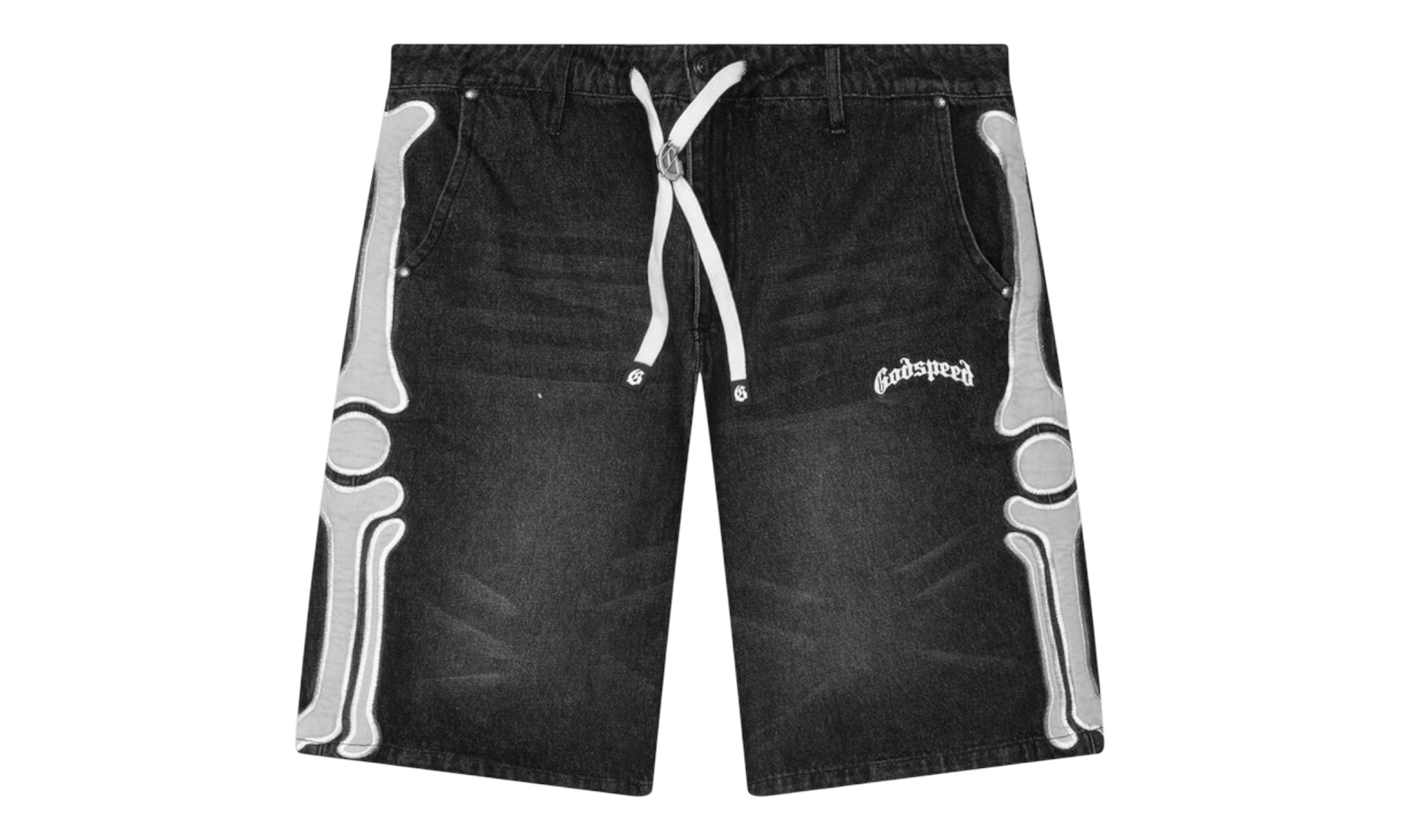 Godspeed Fémur Denim Black Shorts Size US 34 / EU 50 - 1 Thumbnail