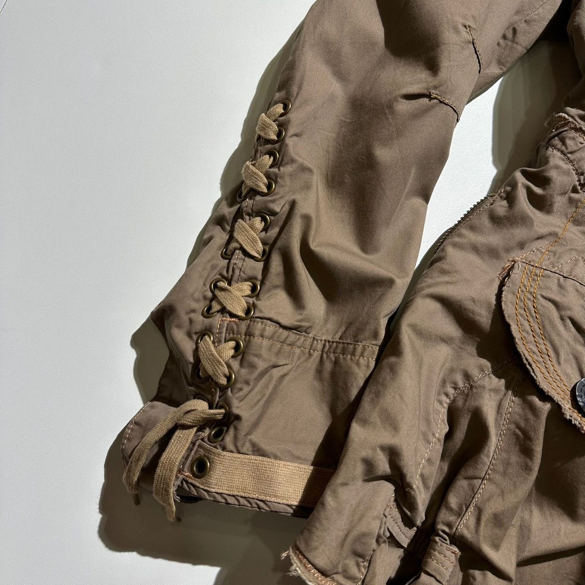 Marithe + Francois Girbaud 00’s Marithe Francois Girbaud Apocalypse Style Rope Jacket Size US M / EU 48-50 / 2 - 6 Thumbnail