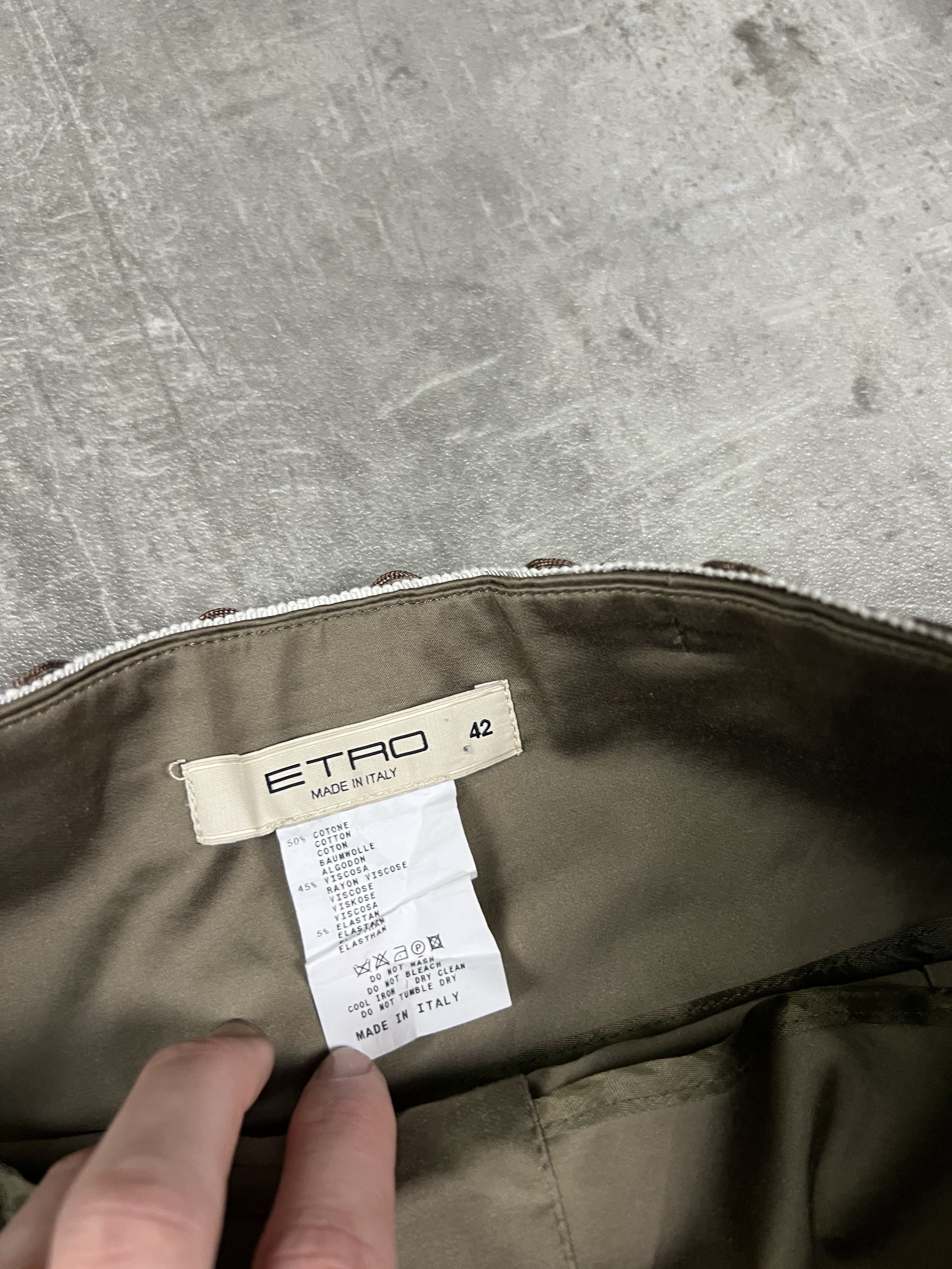 Etro etro skirt mini size 42 luxury legit Size M / US 6-8 / IT 42-44 - 3 Thumbnail