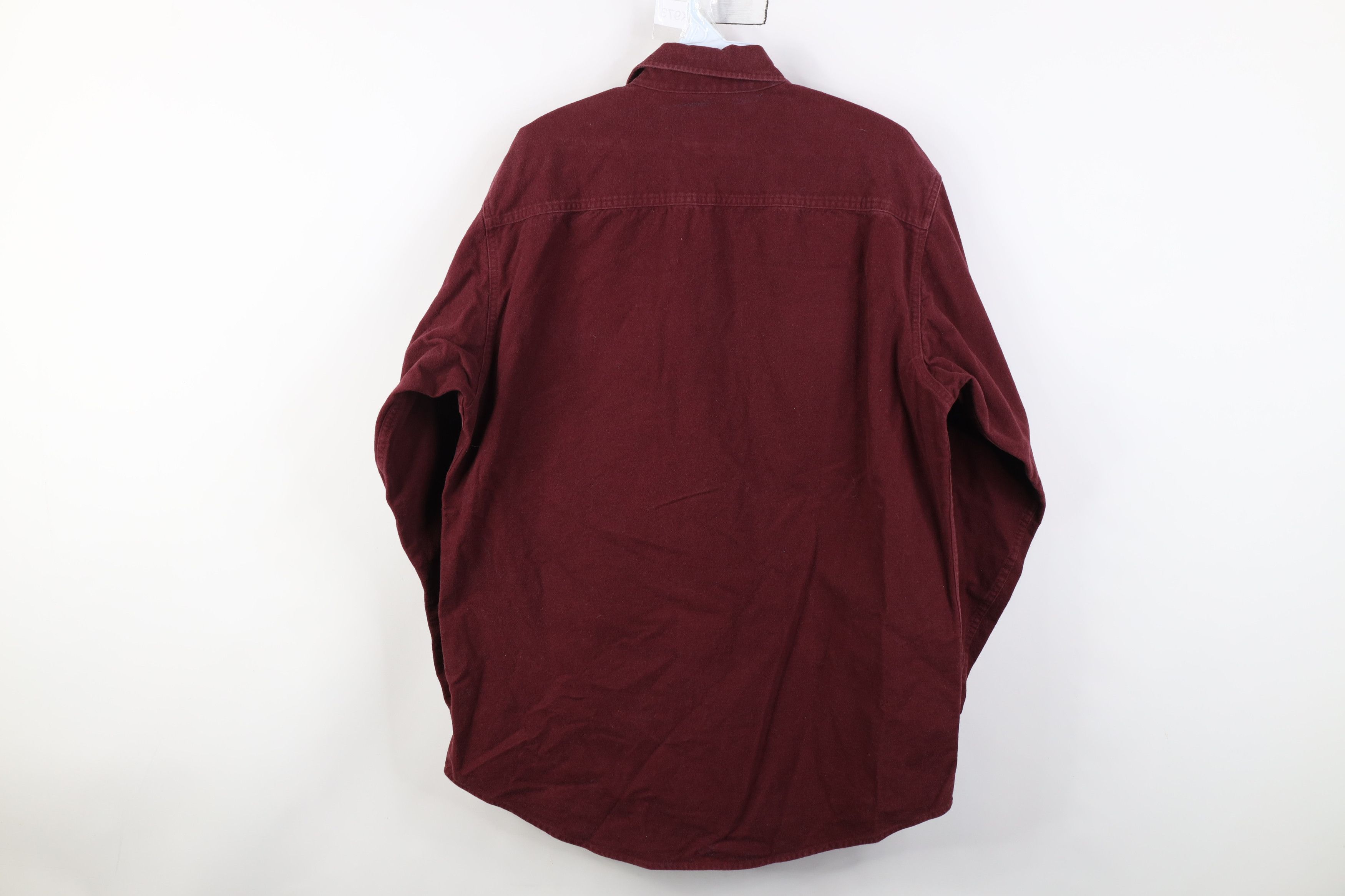 Vintage Vintage 90s Streetwear Heavyweight Chamois Button Shirt Size US M / EU 48-50 / 2 - 12 Thumbnail
