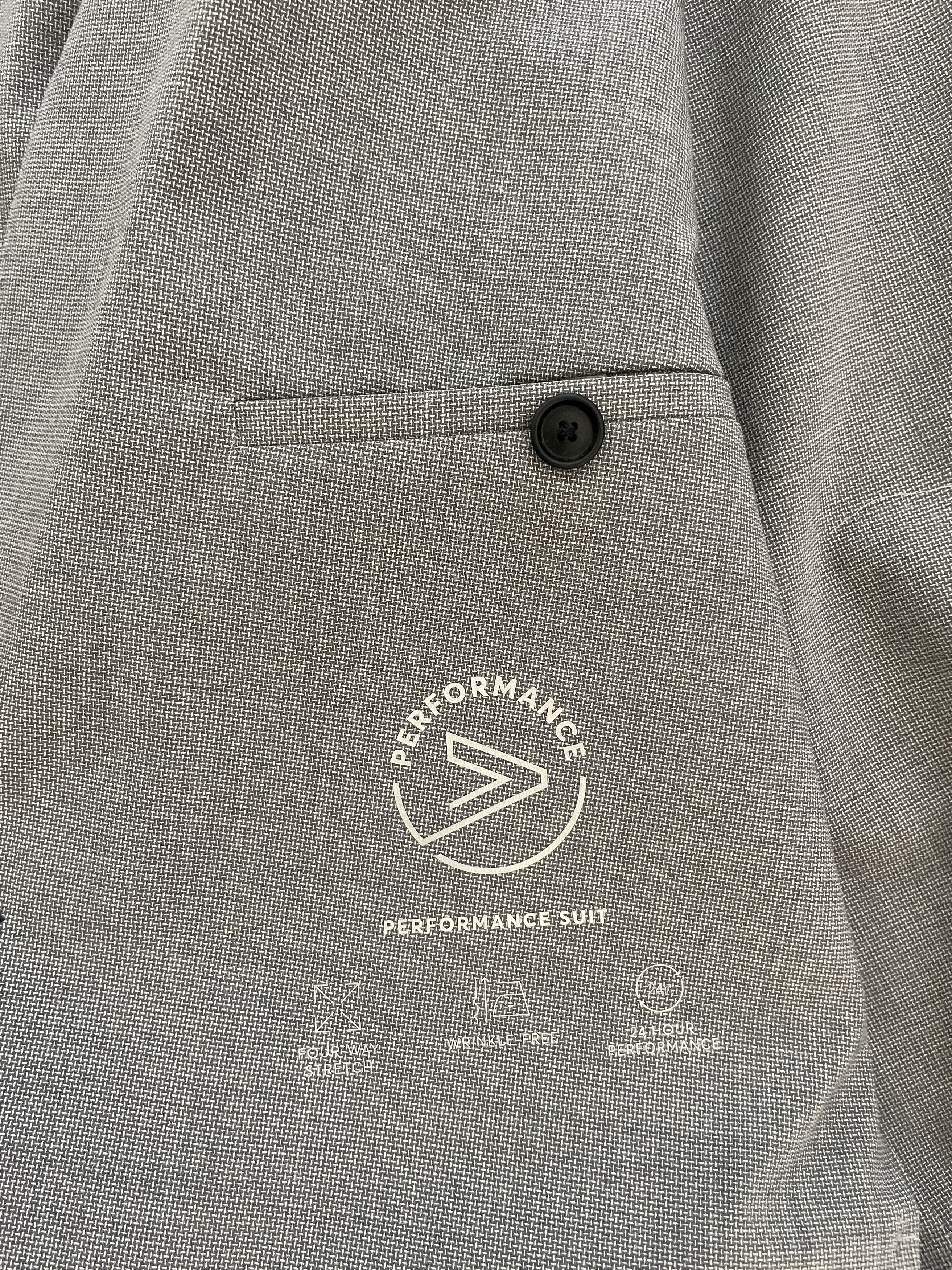 Hugo Boss Slim-Fit Suit in Micro-Patterned Preformance-Stretch Cloth Size 42R - 5 Thumbnail