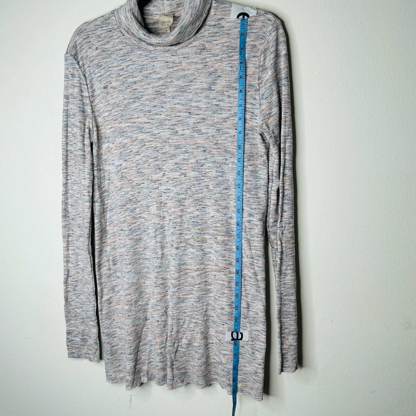 Other We The Free Ivory Multi-Color Open Back Turtleneck Tunic M Size M / US 6-8 / IT 42-44 - 12 Thumbnail