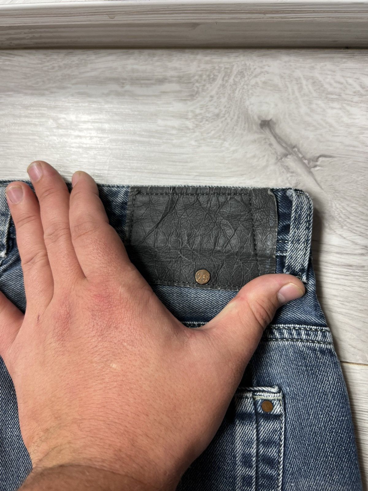 Diesel Black Gold Diesel Black Gold Excess Distressed Jeans Men’s Denim Pants Size US 29 - 18 Thumbnail