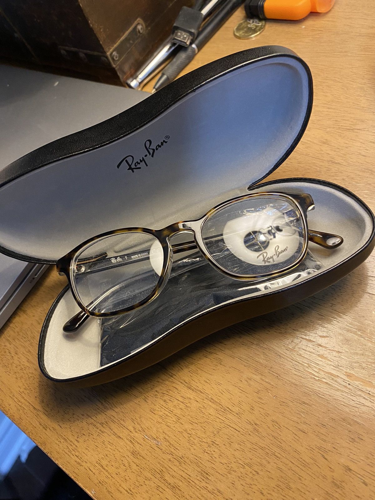 RayBan Tortoise Shell Unisex Frames Ray Ban Brand New Size ONE SIZE - 1 Thumbnail