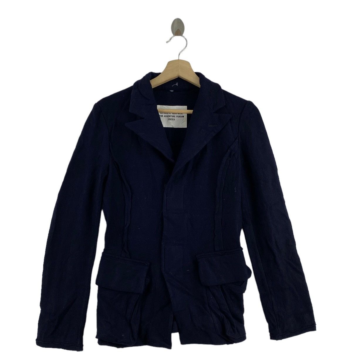Japanese Brand × Vintage × Zucca ZUCCA ISSEY MIYAKE Japanese Brand Plain Black Coat Size S / US 4 / IT 40 - 1 Thumbnail