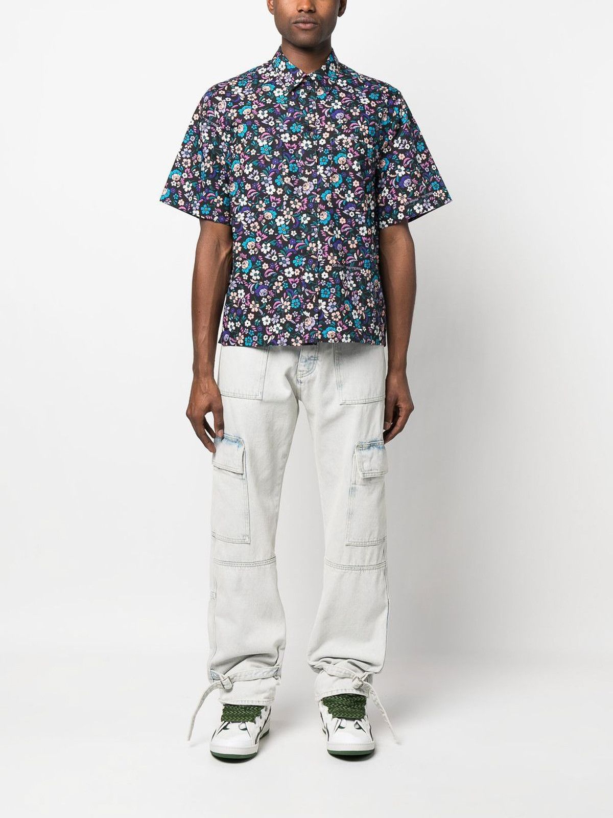 Off-White o1y0325 Patterned Shirt in Multicolor Size US L / EU 52-54 / 3 - 5 Thumbnail