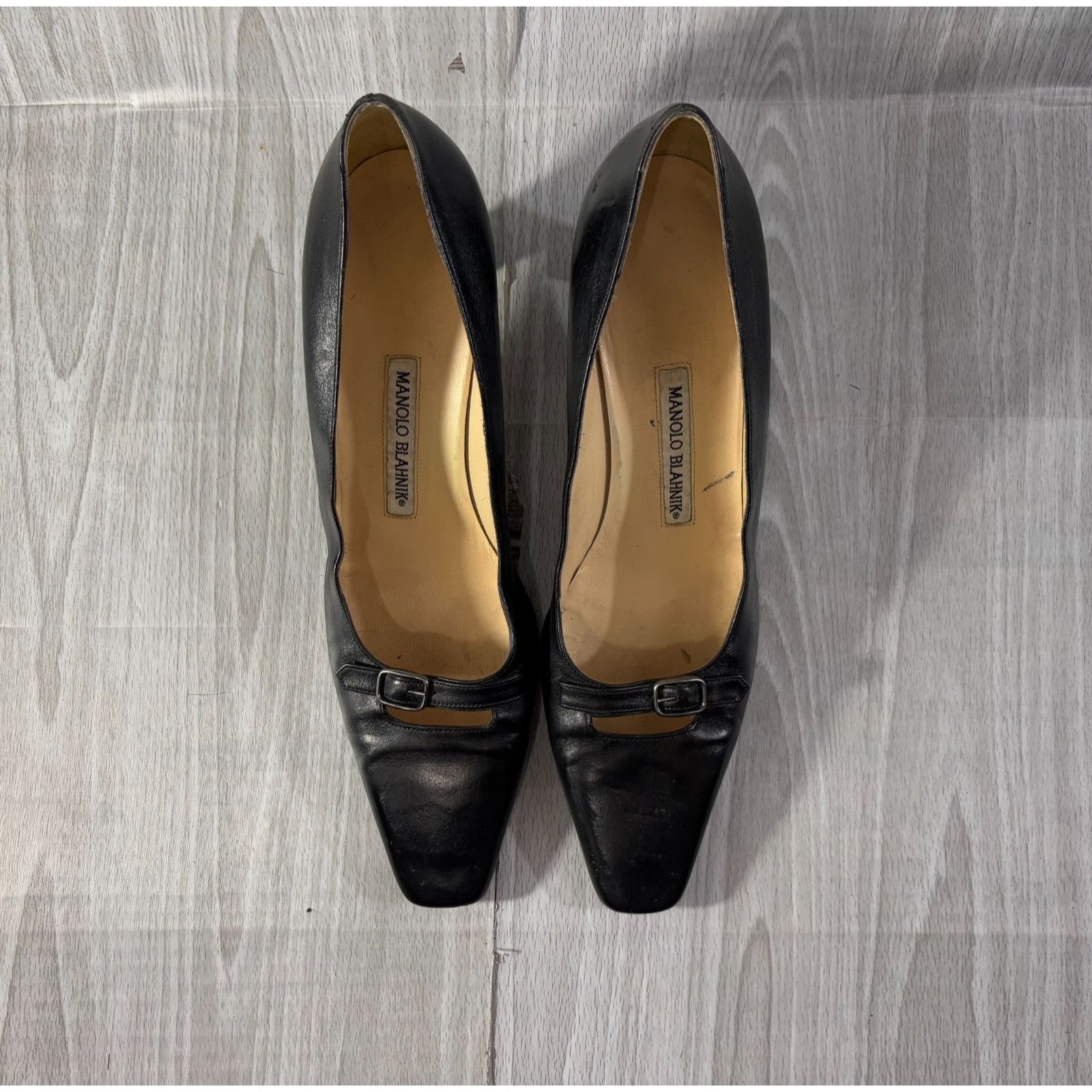 Manolo Blahnik MANOLO BLAHNIK Patent Leather Heels Pumps size 40.5 EU 10.5 Size US 10.5 / IT 40.5 - 3 Thumbnail