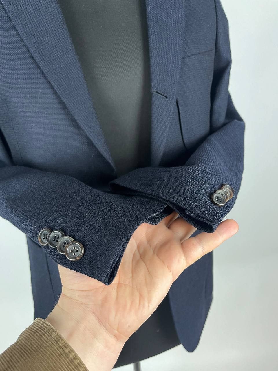 Designer × Our Legacy OUR LEGACY Men Blue Blazer 100% Wool Size 48 Size 48R - 5 Thumbnail