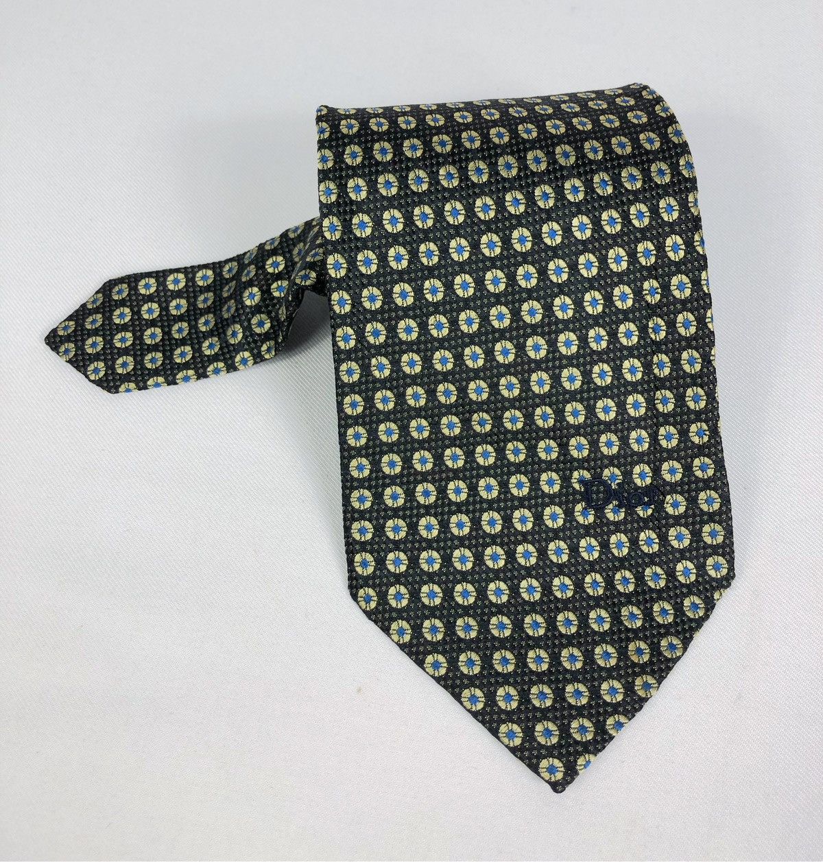 Christian Dior Monsieur Rare Vintage Christian Dior Monsieur Silk Tie Size ONE SIZE - 11 Thumbnail