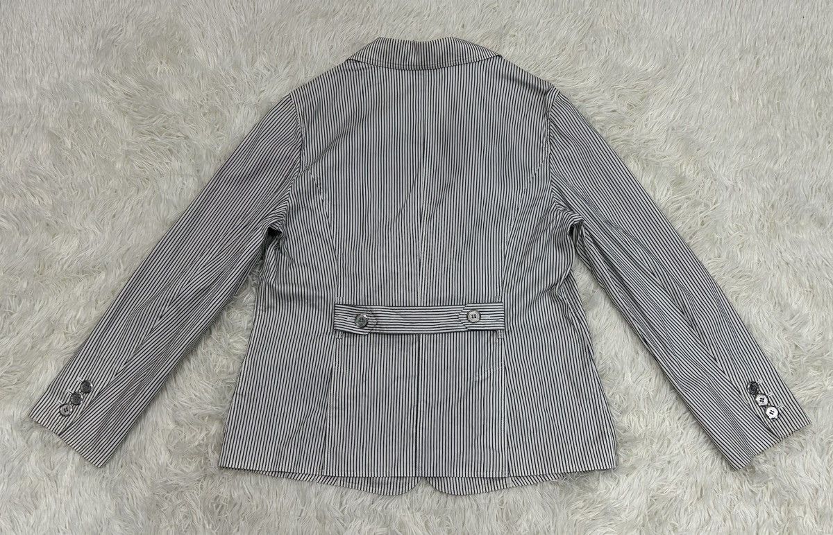 Burberry Burberry London Striped Cotton Blazer Jacket Made in Japan Size S / US 4 / IT 40 - 5 Thumbnail
