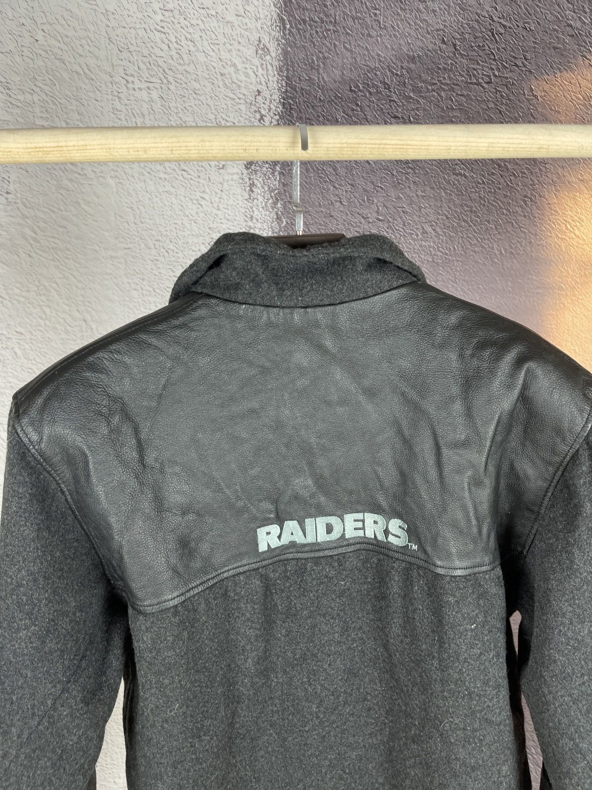 NFL Campri vintage 90s Los Angeles Raiders wool leather coat Size US S / EU 44-46 / 1 - 14 Thumbnail