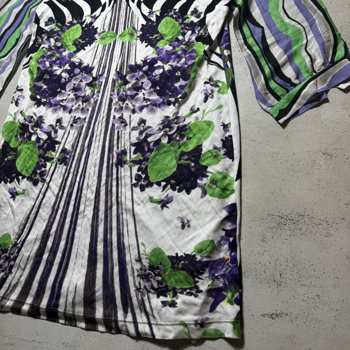 Just Cavalli × Roberto Cavalli vintage class roberto cavalli silk dress flowers print Size XL / US 12-14 / IT 48-50 - 5 Thumbnail