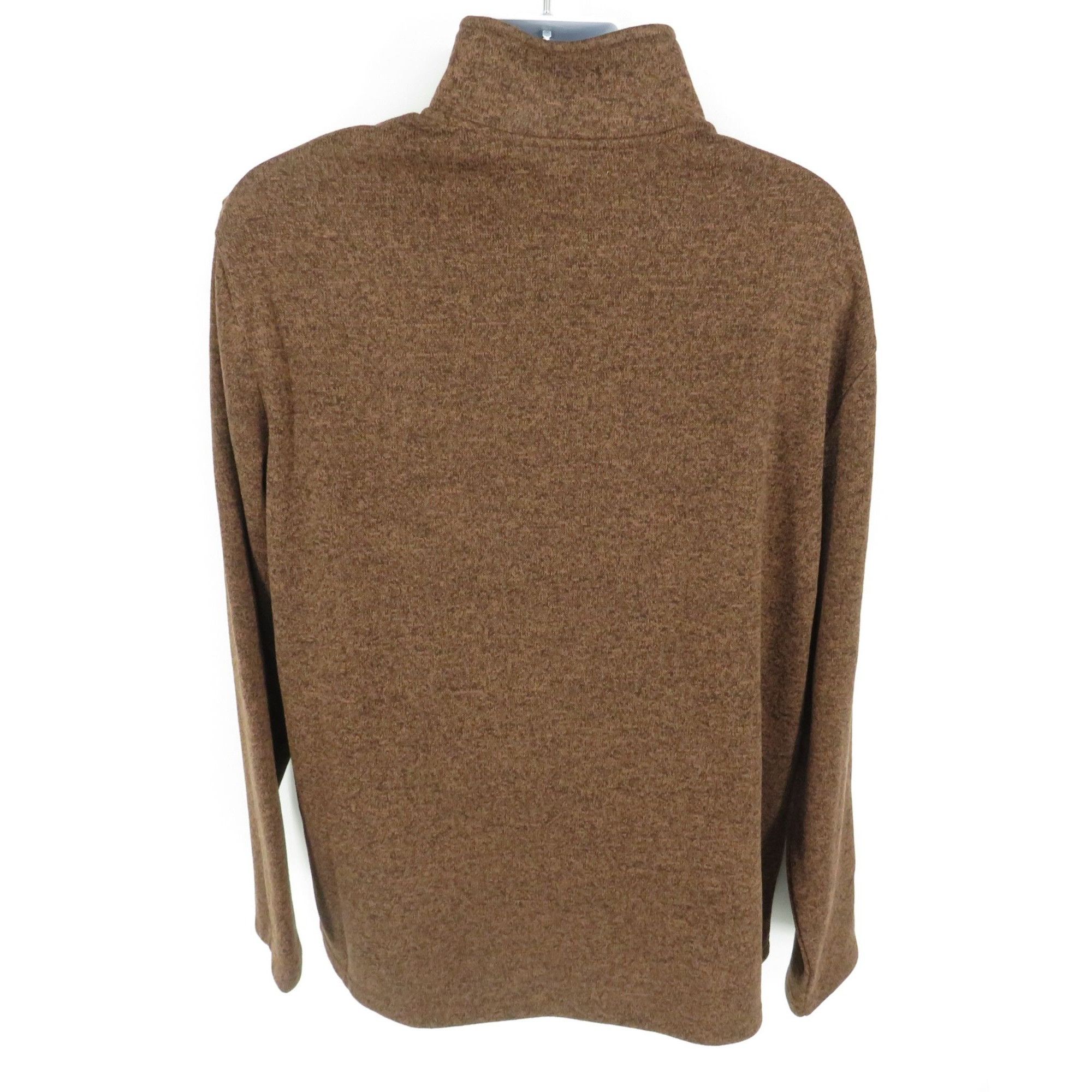Other Ocean & Coast Big & Tall Brown Quarter Zip Pullover Sweater Size US L / EU 52-54 / 3 - 4 Thumbnail