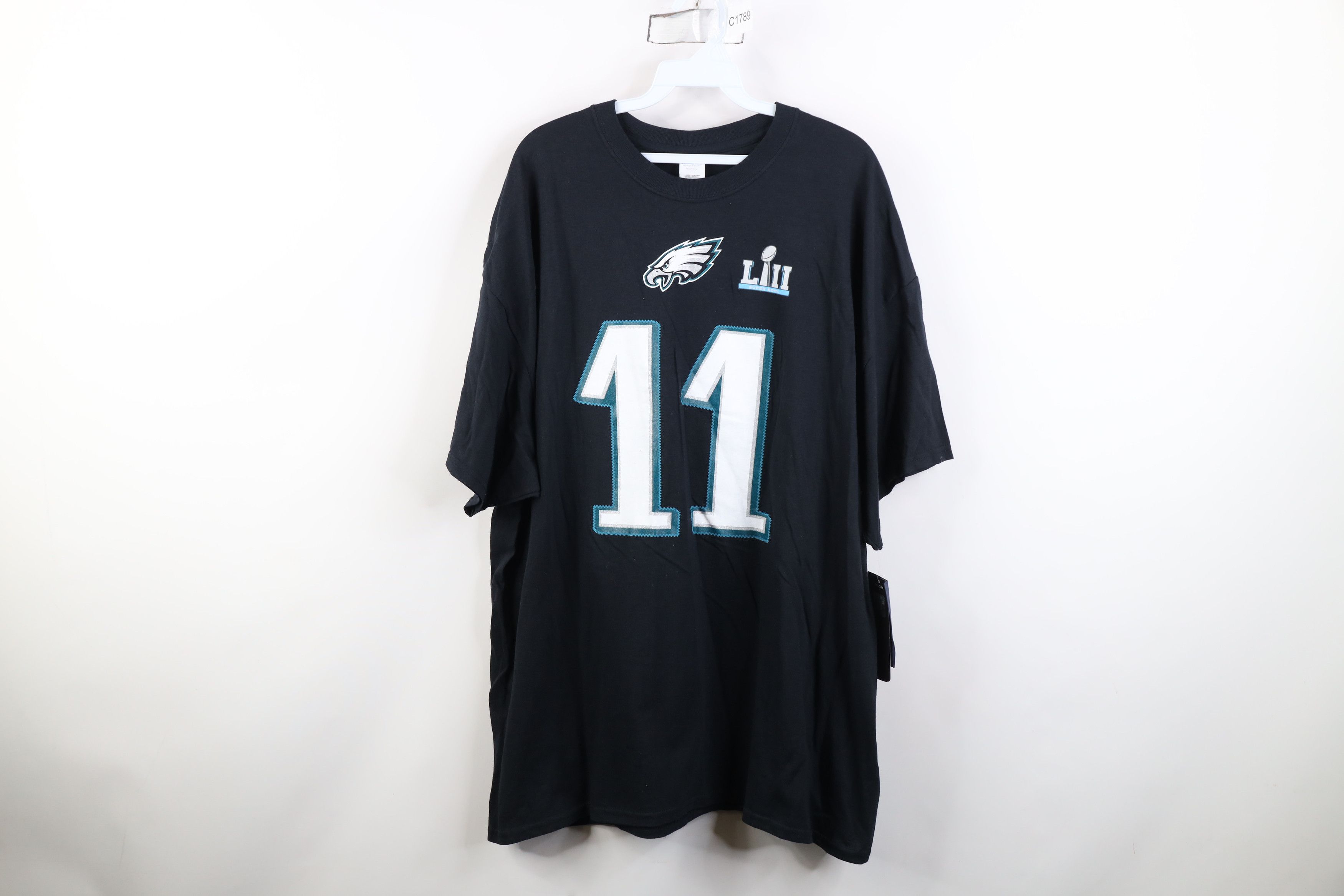 Vintage New Super Carson Wentz Philadelphia Eagles Jersey T-Shirt Size US XXL / EU 58 / 5 - 1 Thumbnail