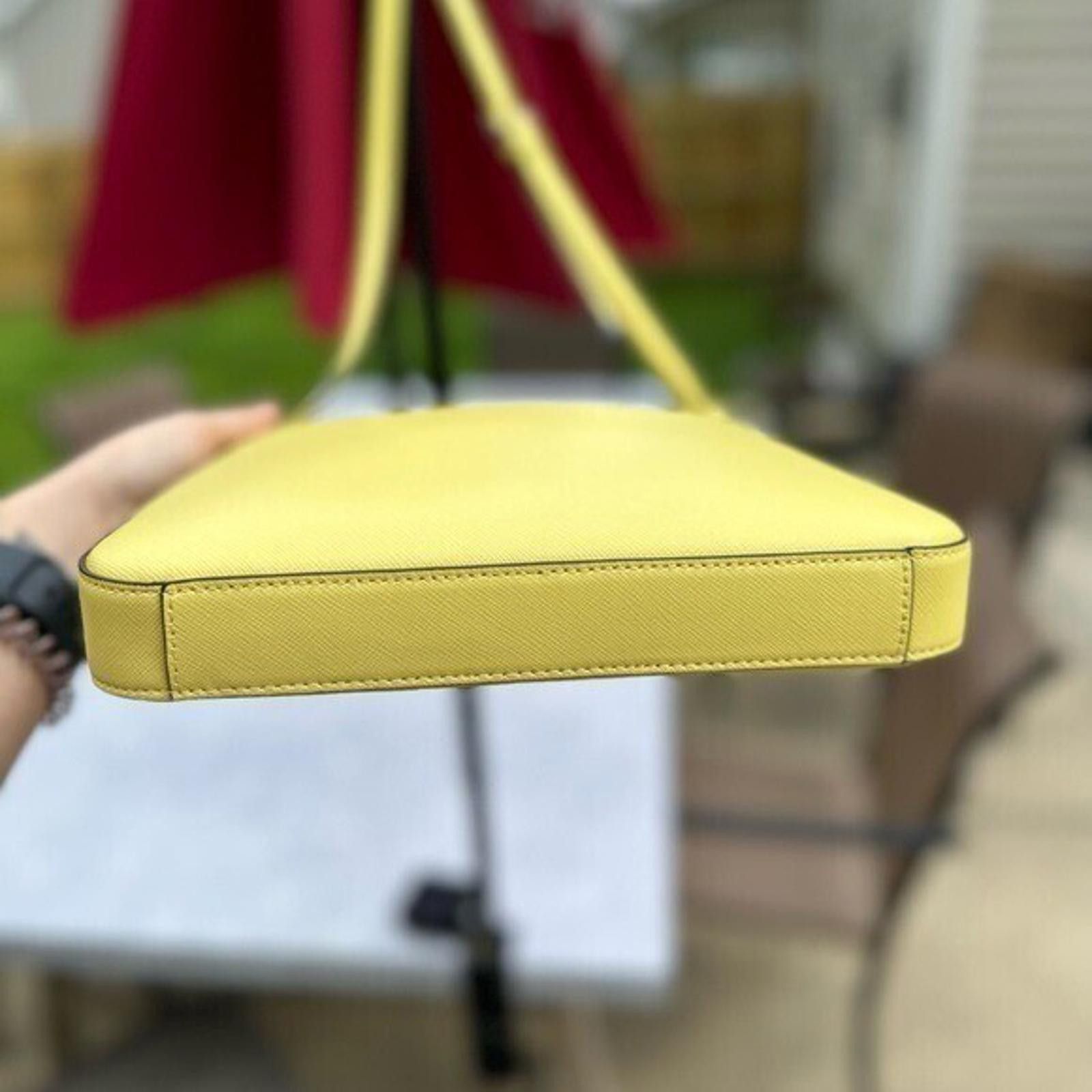 Other Kate Spade Sadie North South Crossbody Leather Yellow Size ONE SIZE - 5 Thumbnail