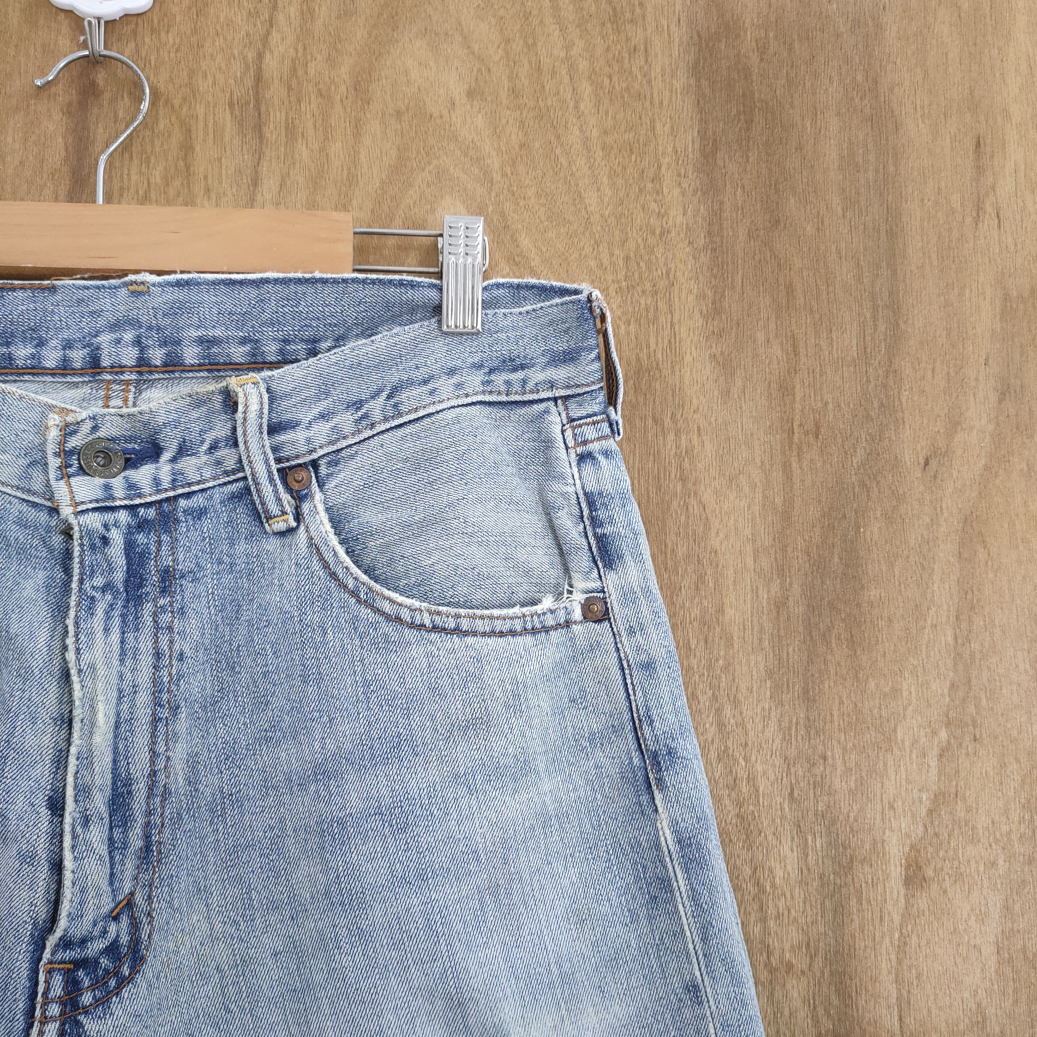 Levi's Vintage Clothing 31×34 💥 VINTAGE LEVI'S DISTRESSED JEANS PANTS Size US 31 - 9 Thumbnail