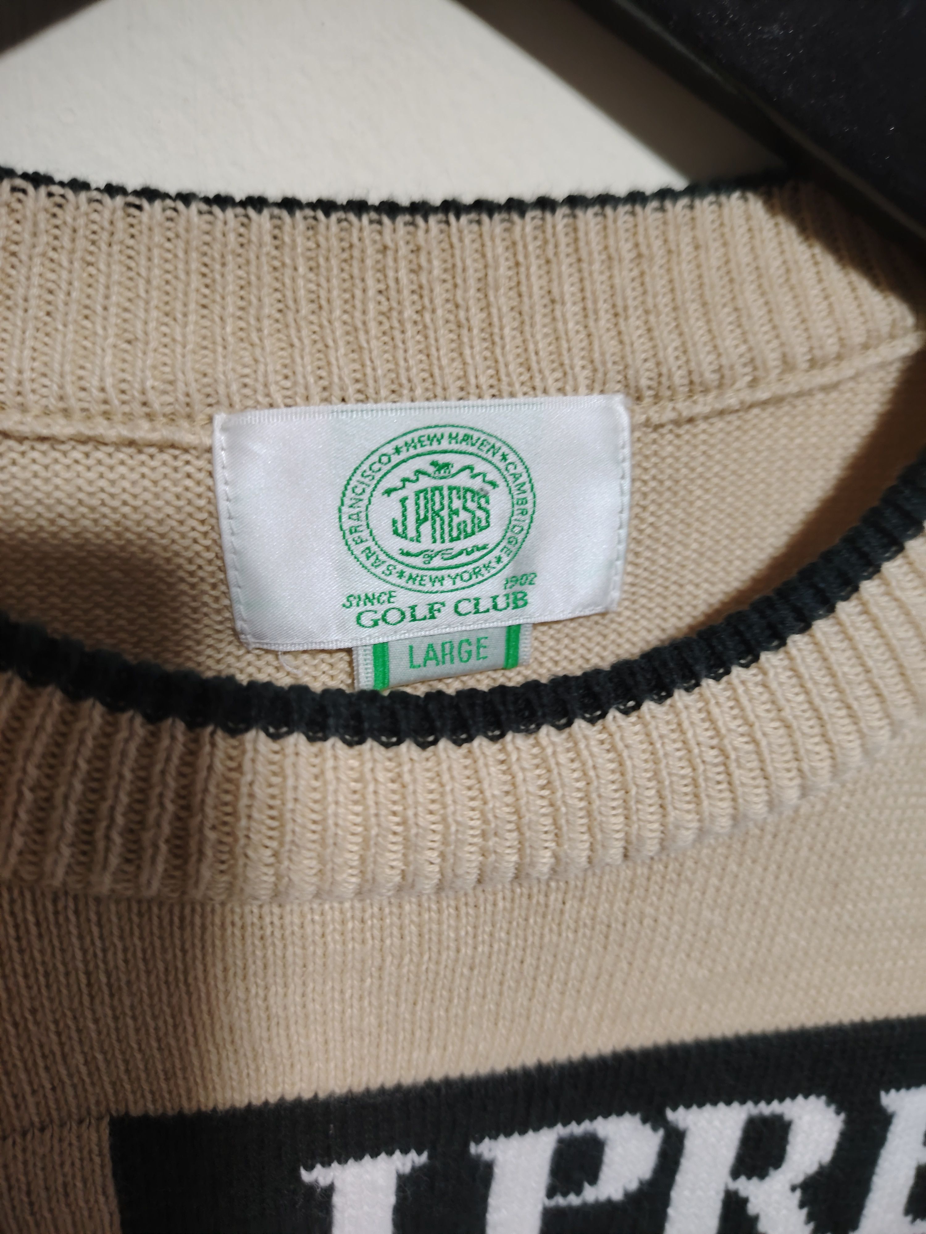 J. Press Vintage J. Press Golf Club Sweatshirt Knitwear Size US L / EU 52-54 / 3 - 5 Thumbnail