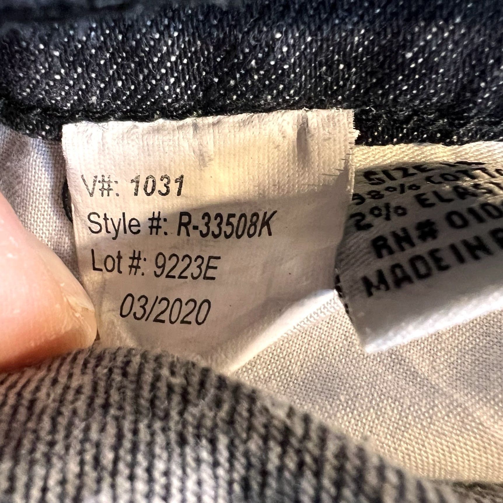 Vintage FWRD Jeans Womens 16 Black White Paint Striped Spot Fade Edgy Rock City Jeans Straight Womens 16 White Rock Spring Summer Winter Fall Size 38" / US 16 / IT 52 - 4 Thumbnail