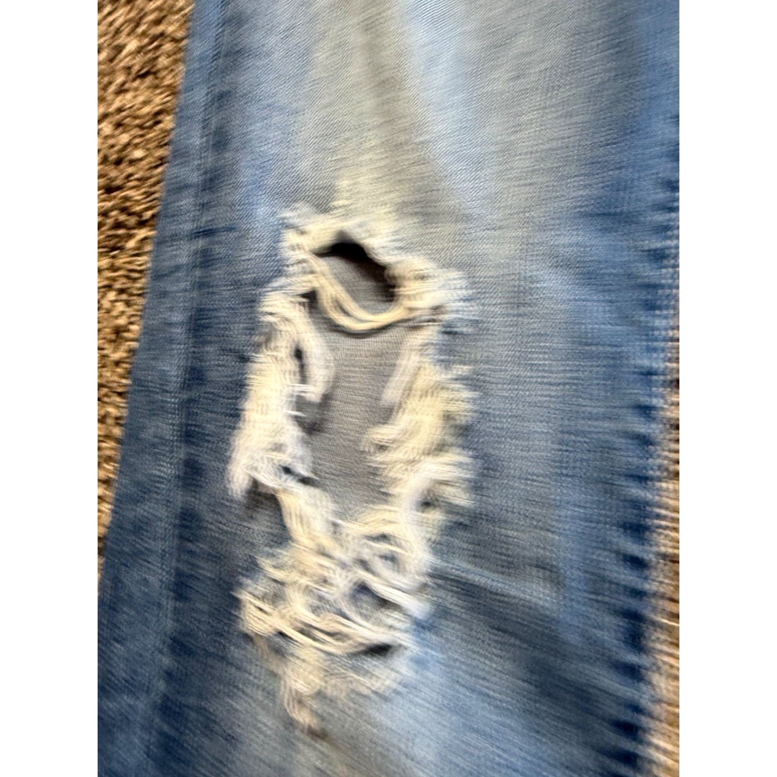 Vintage KanCan Jeans Women Size 5 Blue Denim Ankle Skinny Distressed Flex Stretch Cotton Casual Size 27" / US 4 / IT 40 - 2 Thumbnail
