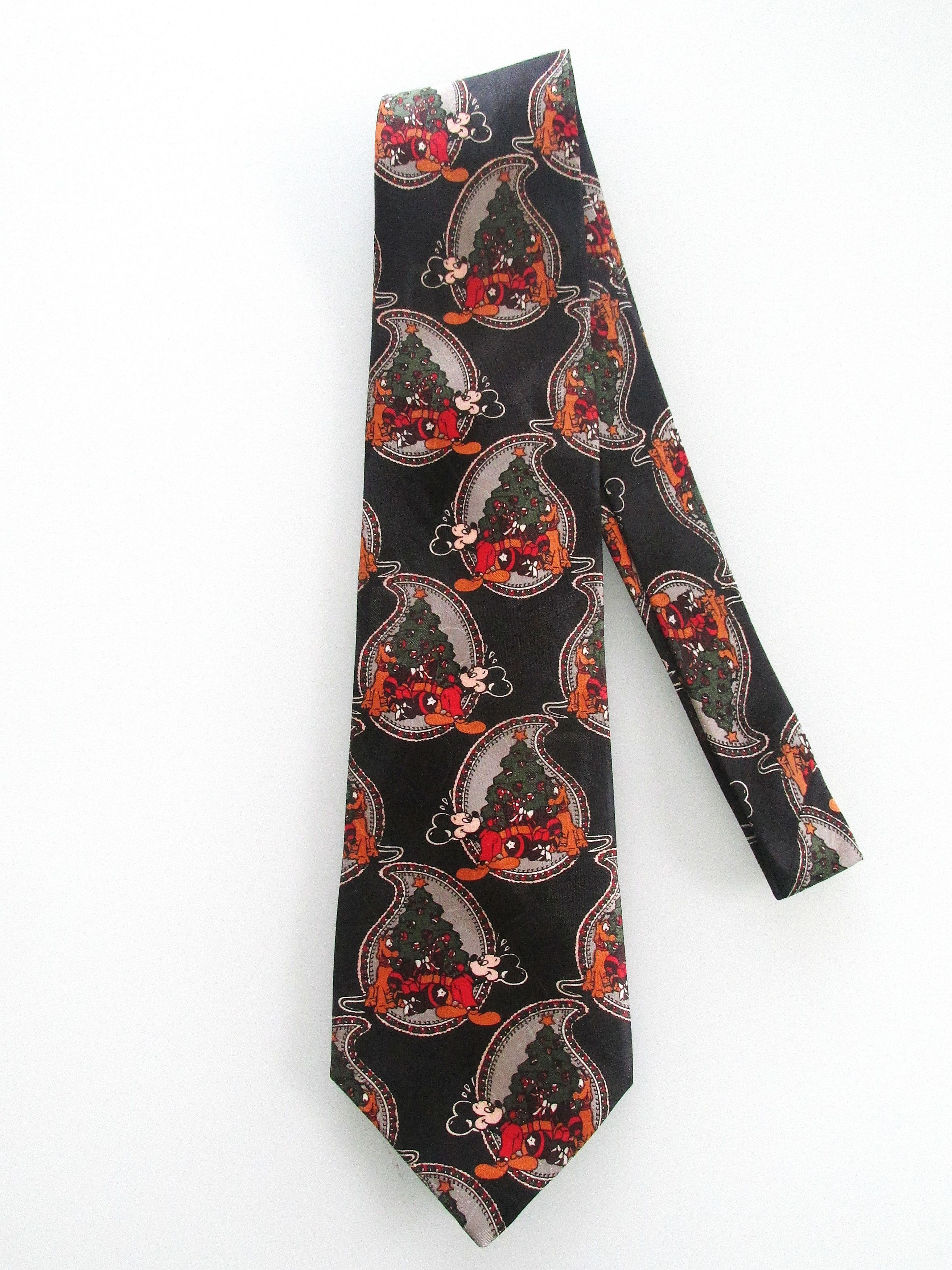 Disney Mickey Mouse/Disney Men's Christmas Tie Size ONE SIZE - 1 Thumbnail