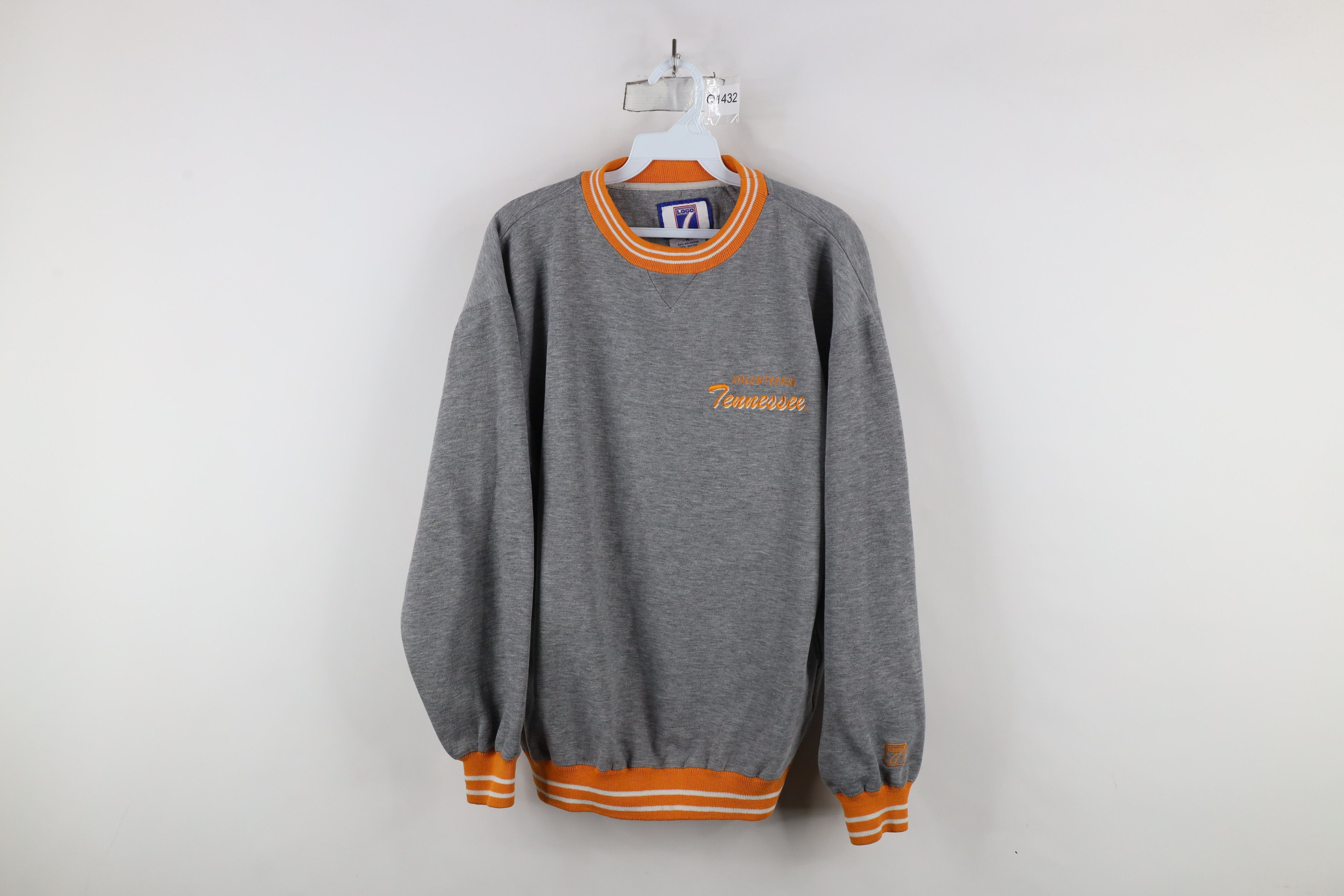 Vintage Vintage 90s University of Tennessee Crewneck Sweatshirt Gray Size US M / EU 48-50 / 2 - 1 Thumbnail