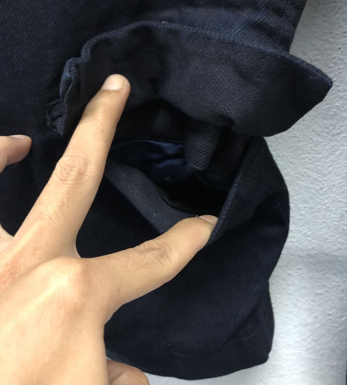 Diet Butcher Slim Skin Vintage Diet Butcher Slim Skin Made In Japan Denim Blazer Size S / US 4 / IT 40 - 5 Thumbnail