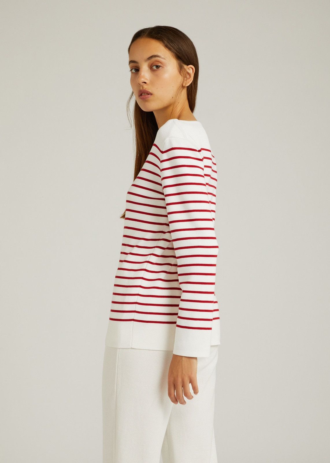 Loro Piana o1srvl11e0424 T- Shirt in White & Red Size L / US 10 / IT 46 - 5 Thumbnail