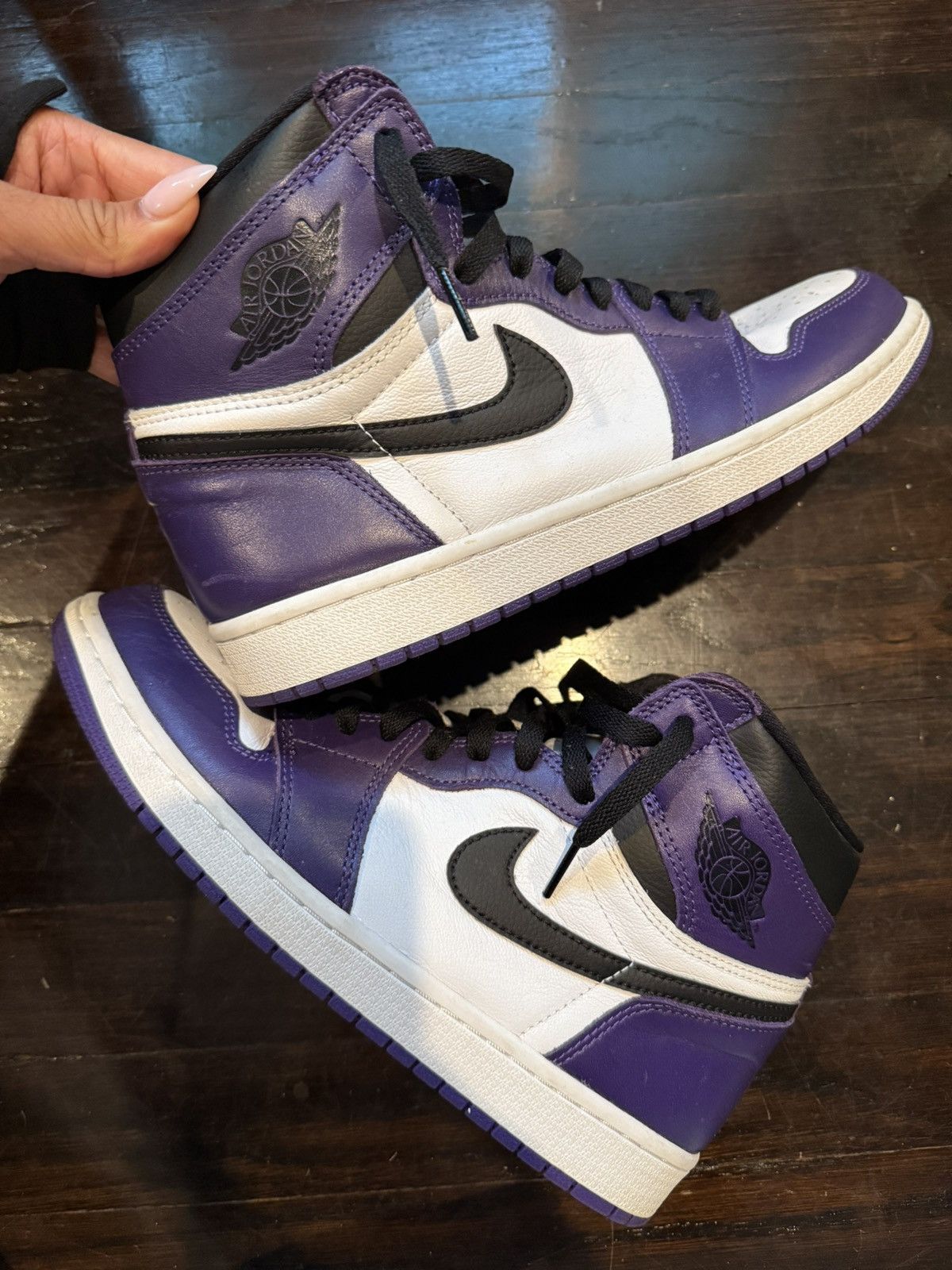 Jordan Brand Jordan 1 Court Purple Size US 9.5 / EU 42-43 - 1 Thumbnail